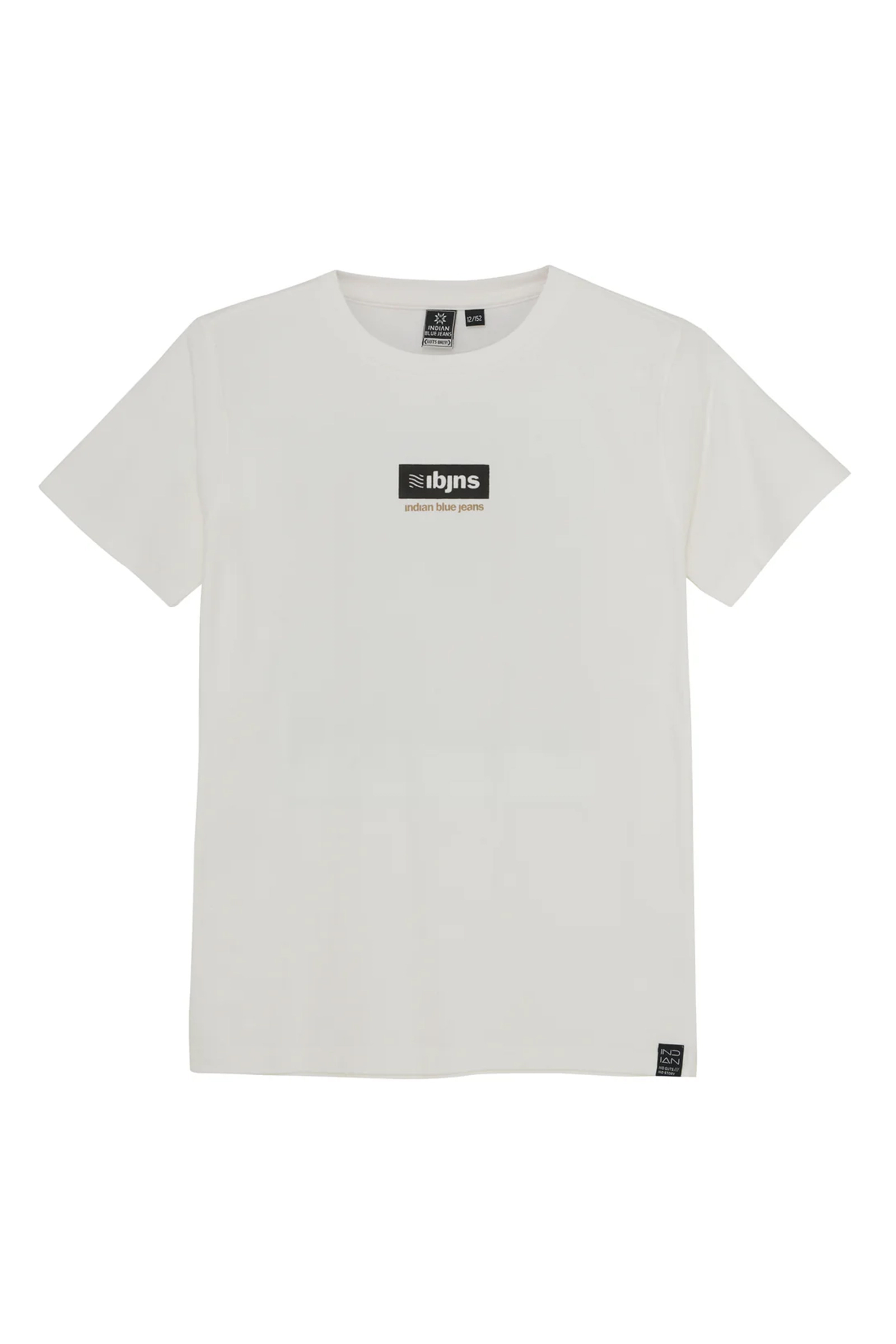 Jongens t-shirt korte mouw wit