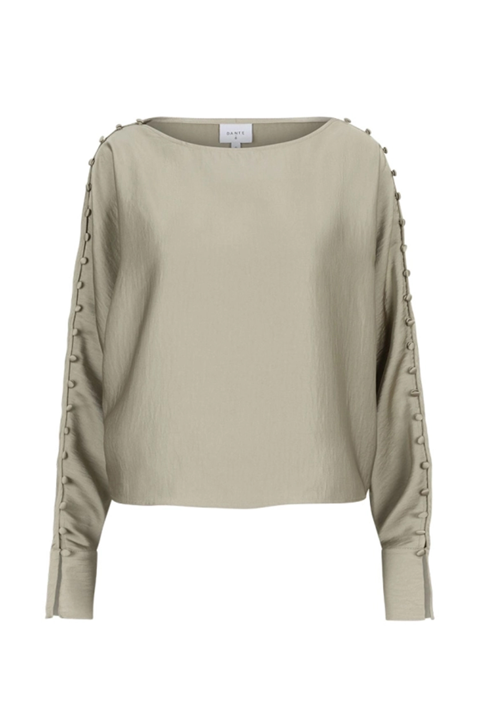 Dames blouse lange mouw groen