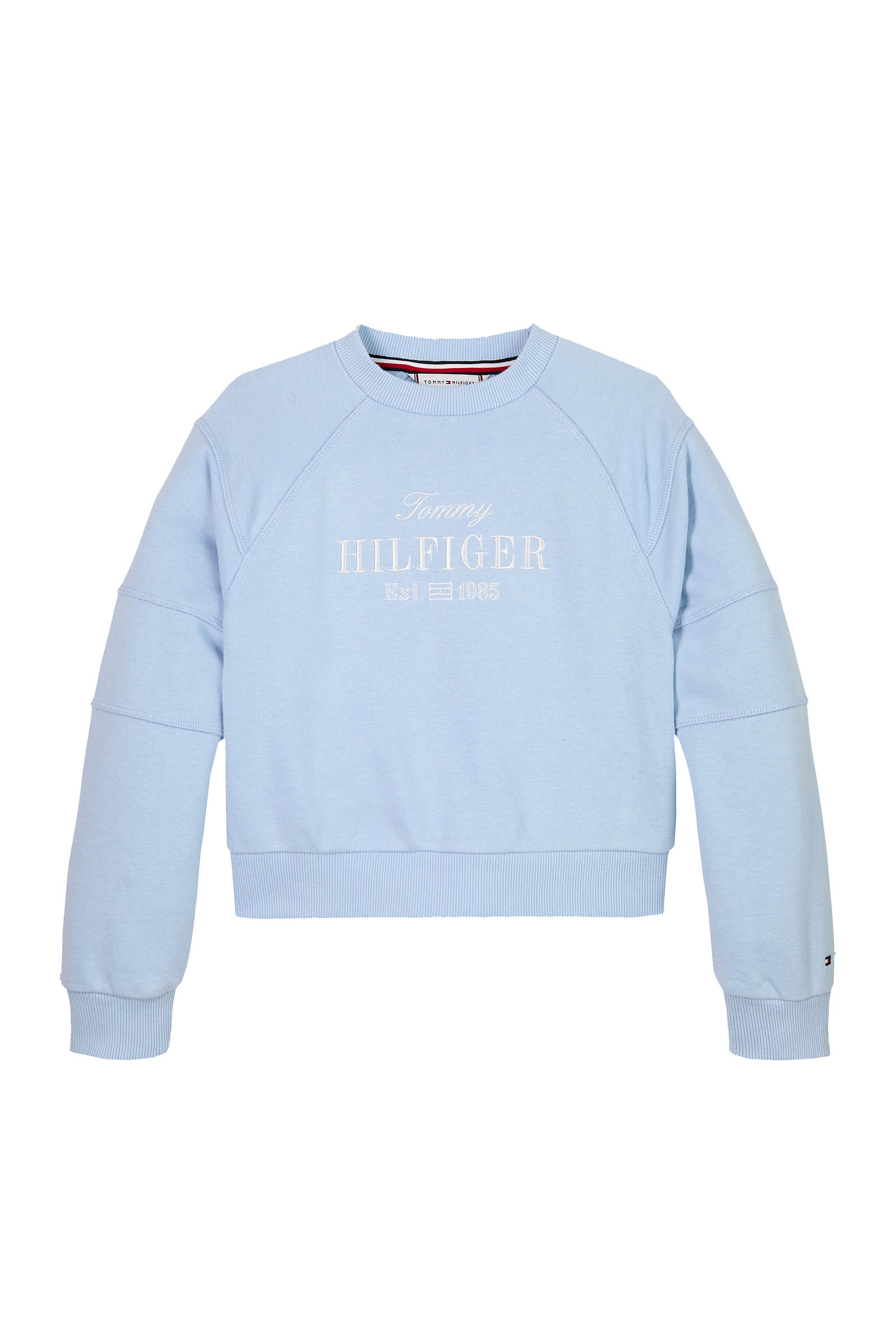 Tommy Hilfiger Tommy script sweatshirt Blauw-1 1