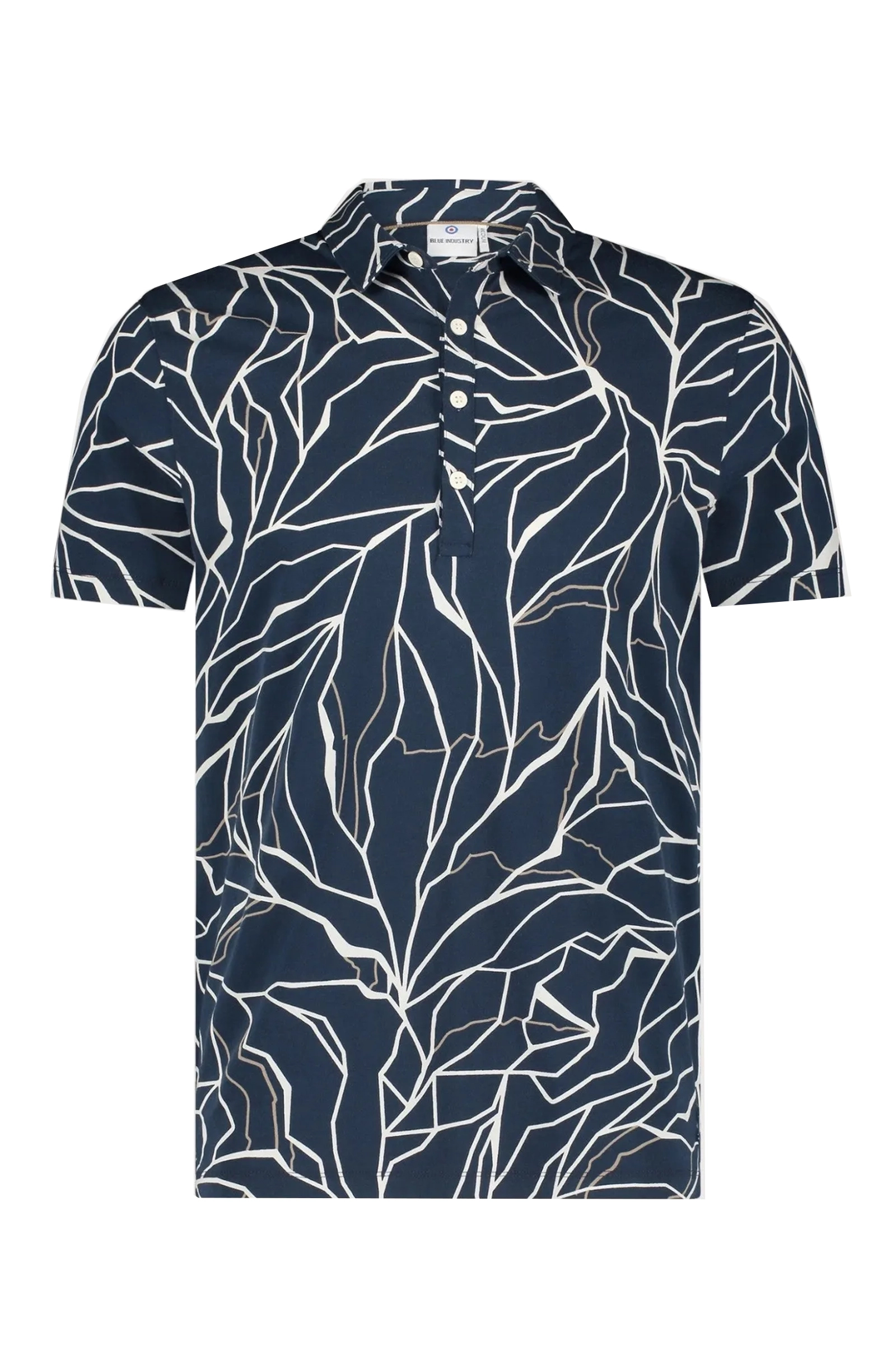 Blue Industry Blue industry polo Blauw-1 1