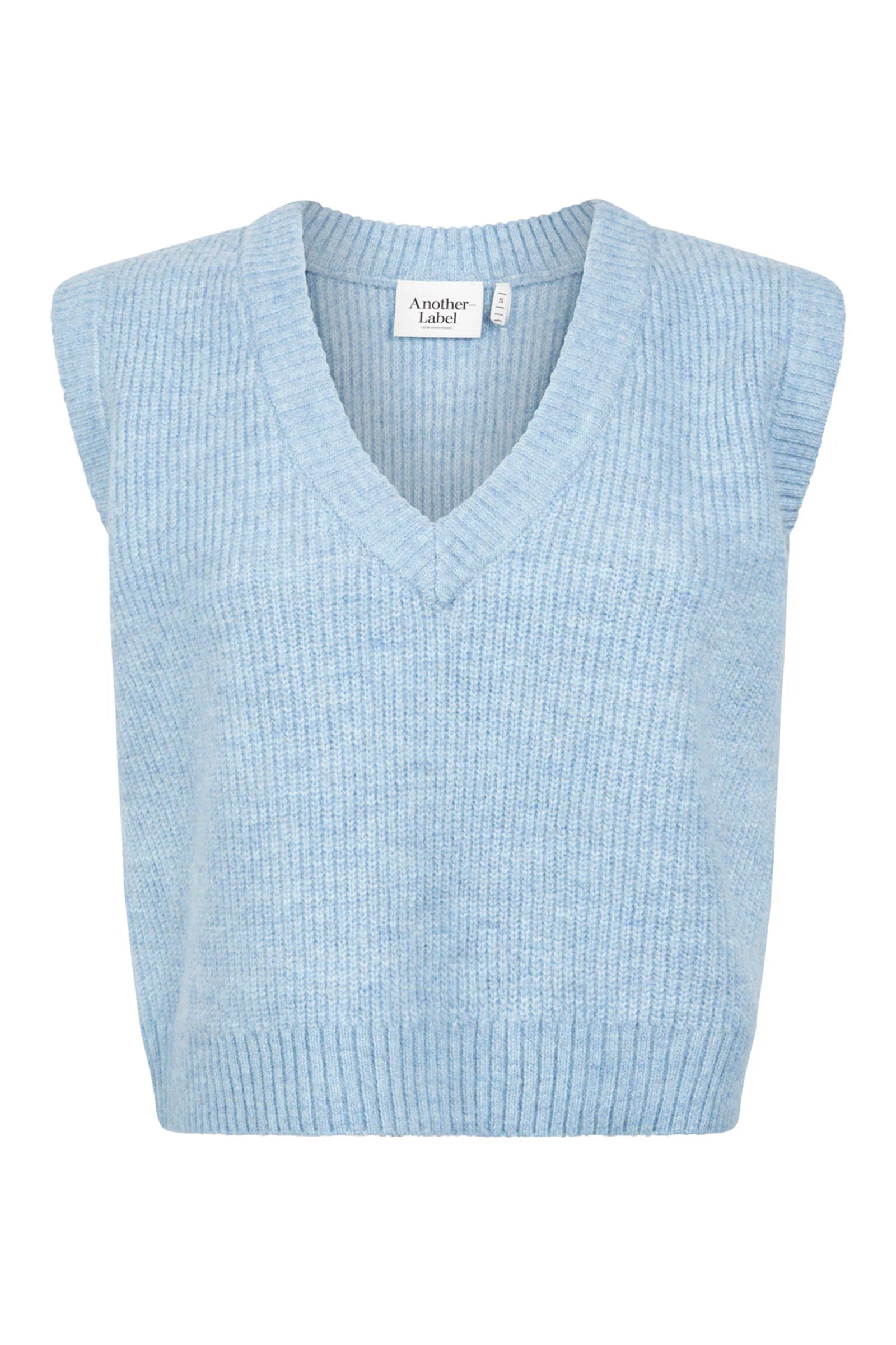 Dames gilet blauw