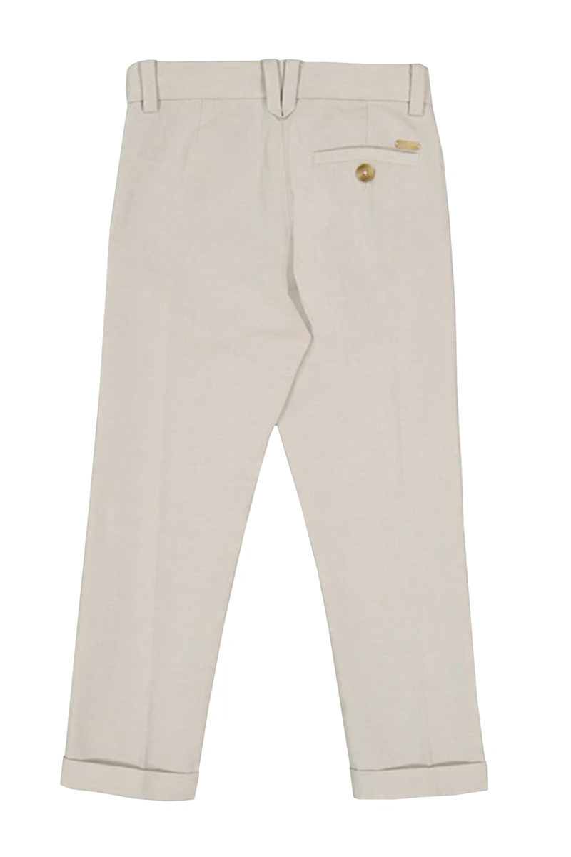 Mayoral Linen suiting pants bruin/beige-1 2