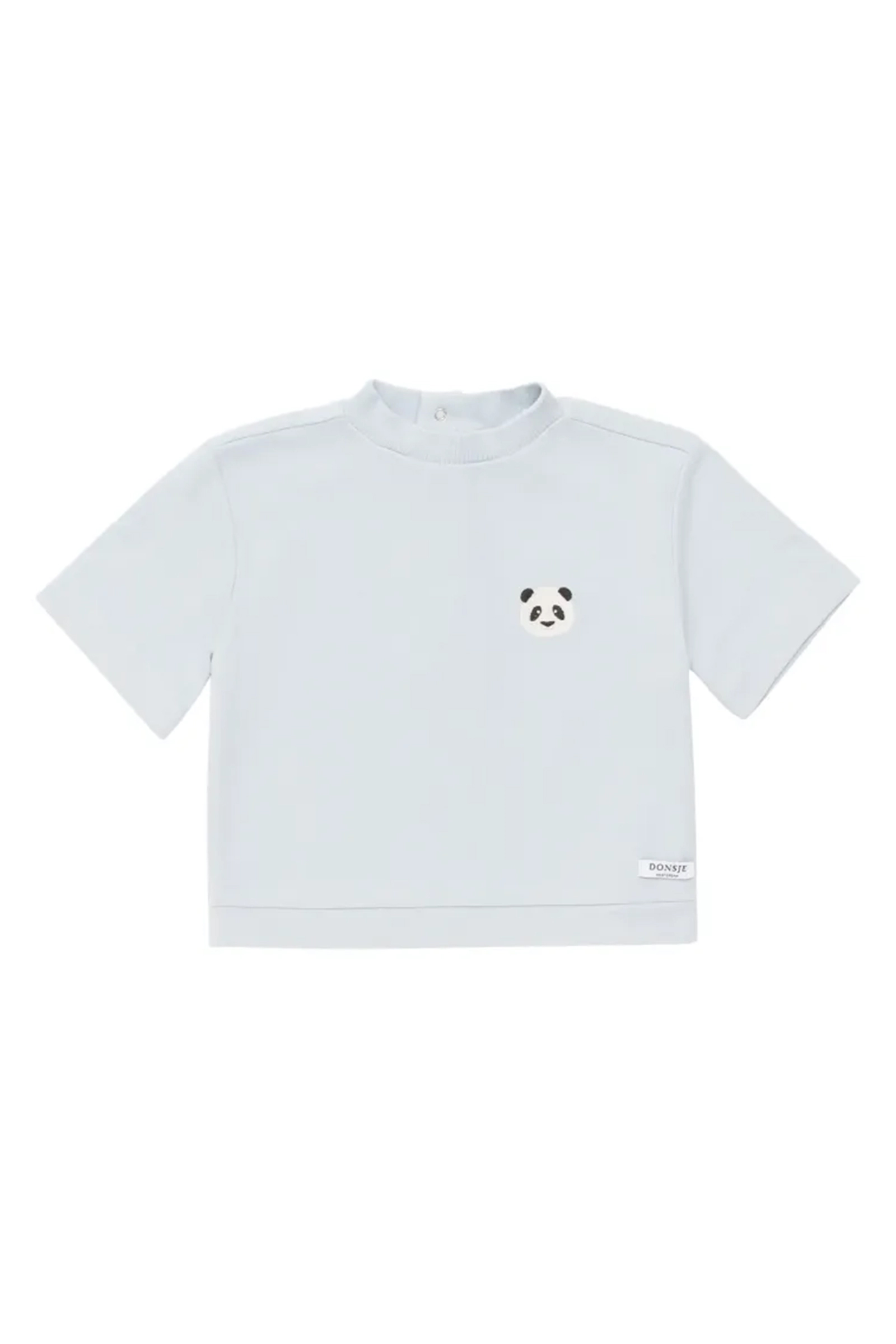 Baby t-shirt korte mouw blauw