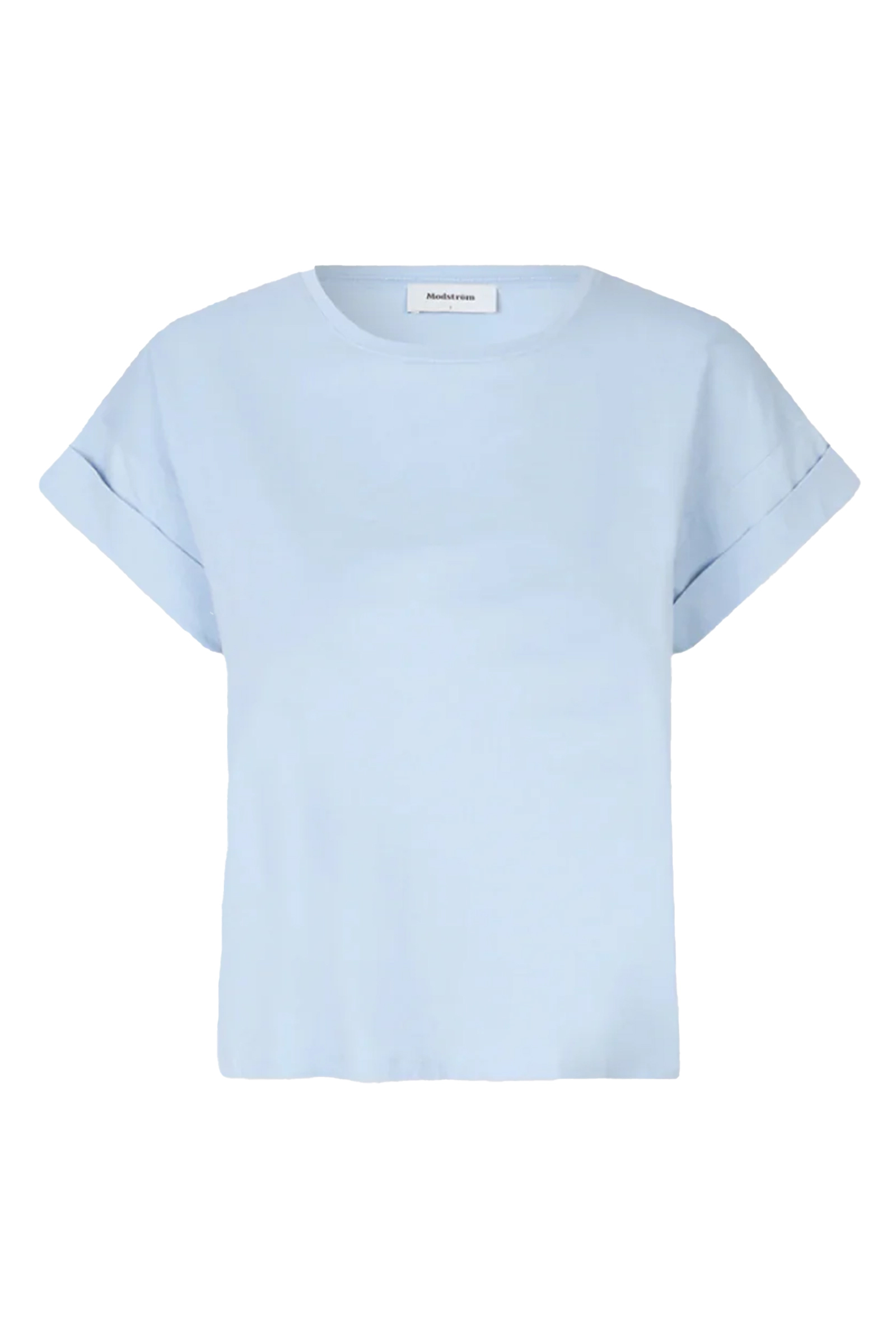 Dames t-shirt korte mouw blauw