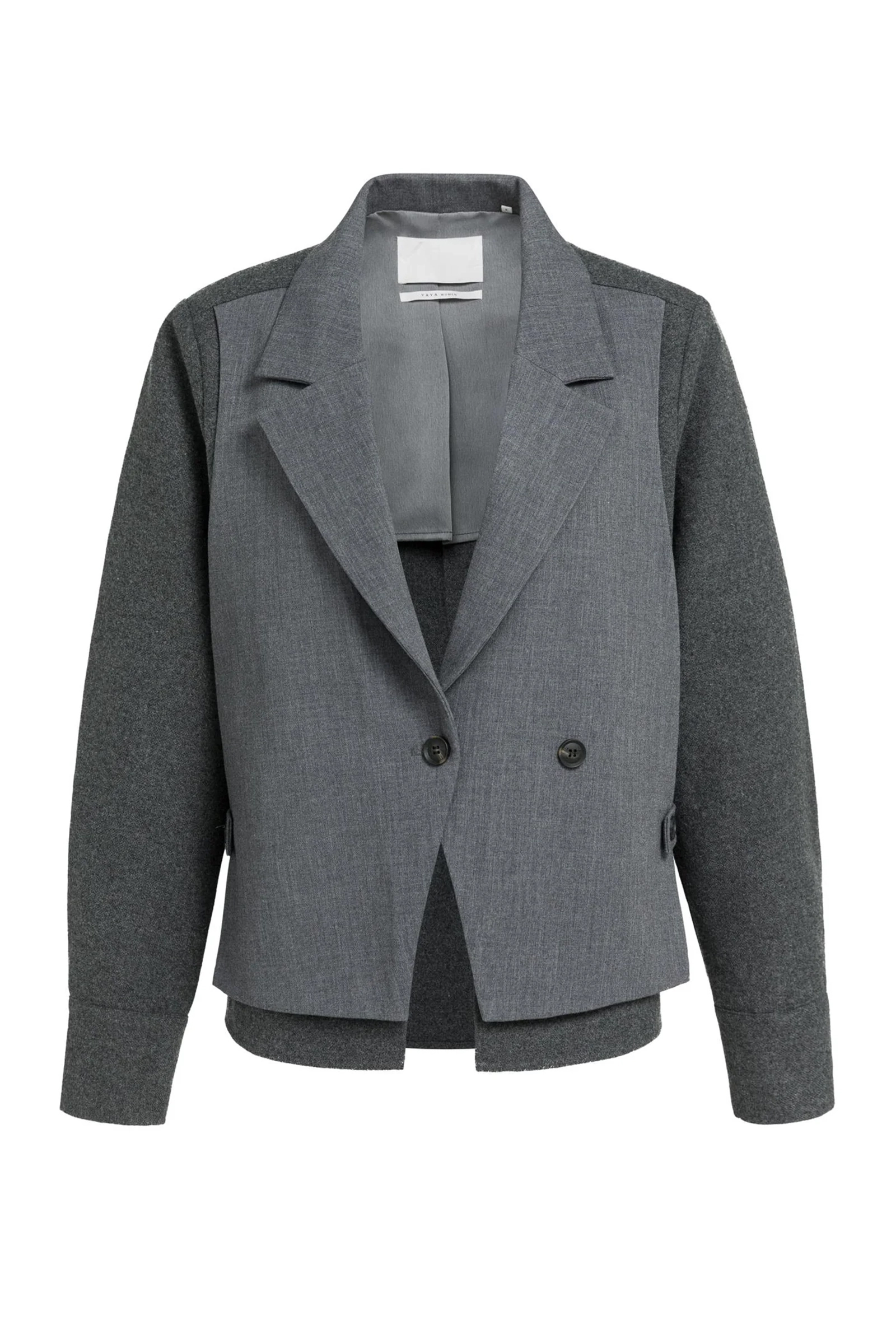 Dames blazer grijs