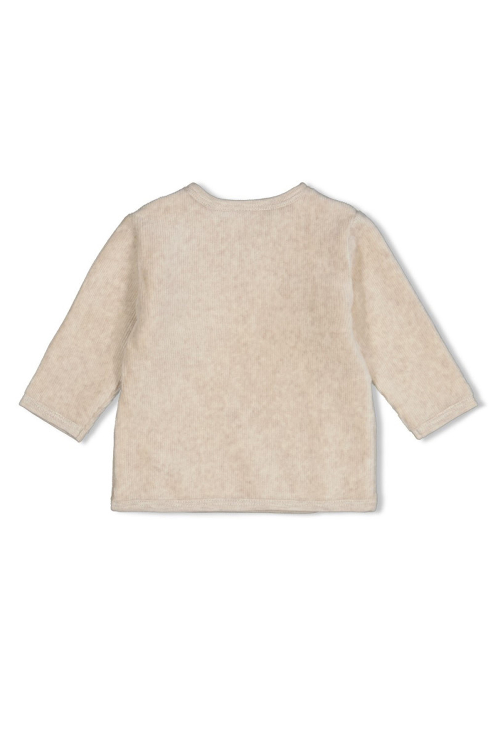 Baby t-shirt lange mouw bruin