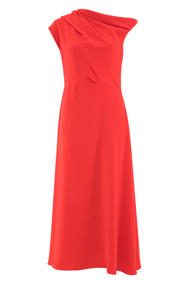 Dames jurk rood