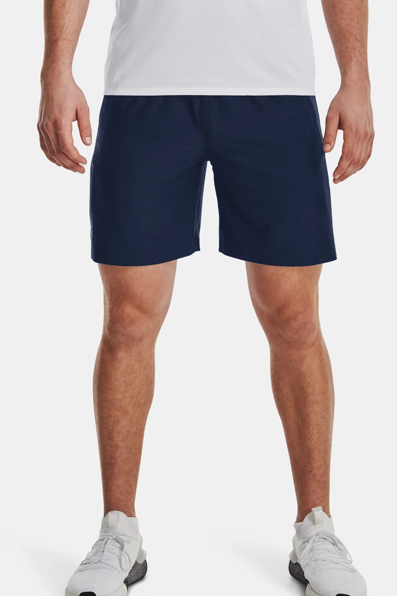 Fitness heren short blauw