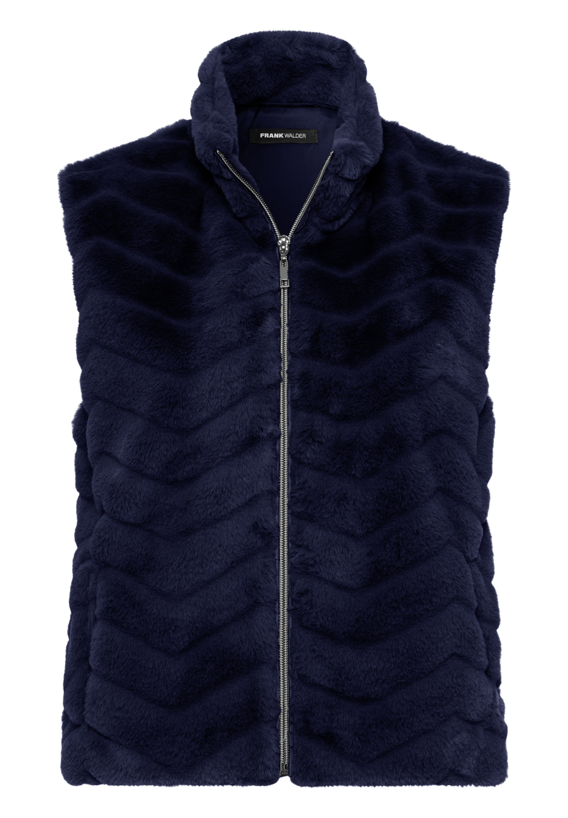 Dames gilet blauw