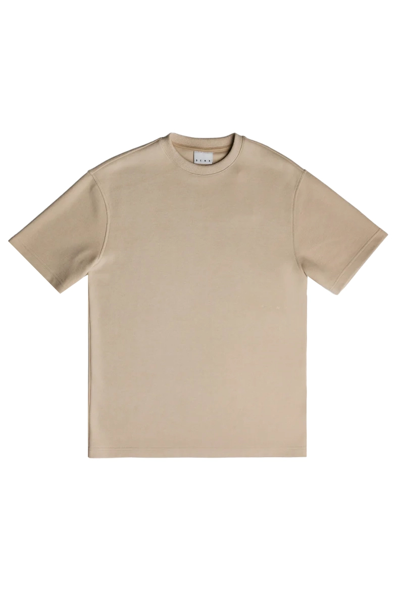 Heren t-shirt kortemouw ecru