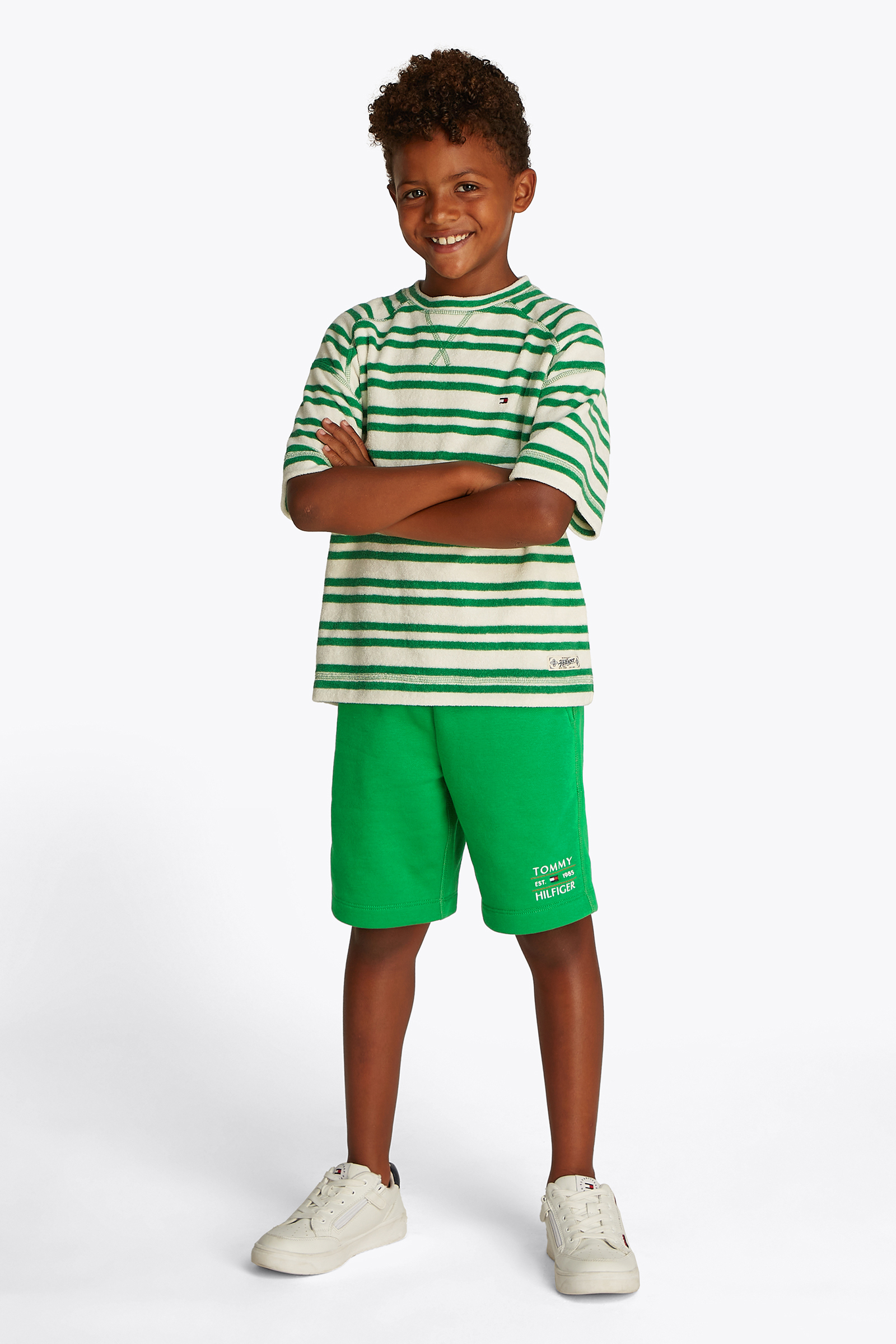 Jongens short groen
