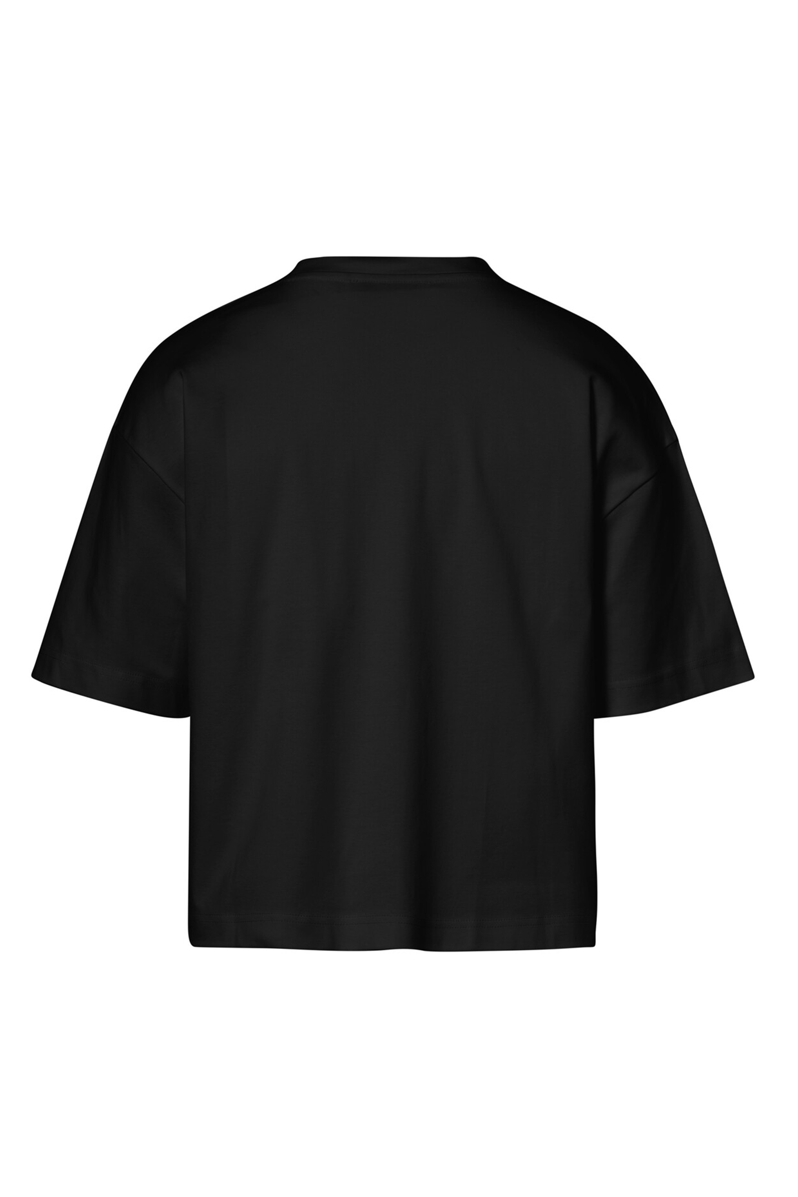 Dames t-shirt korte mouw zwart