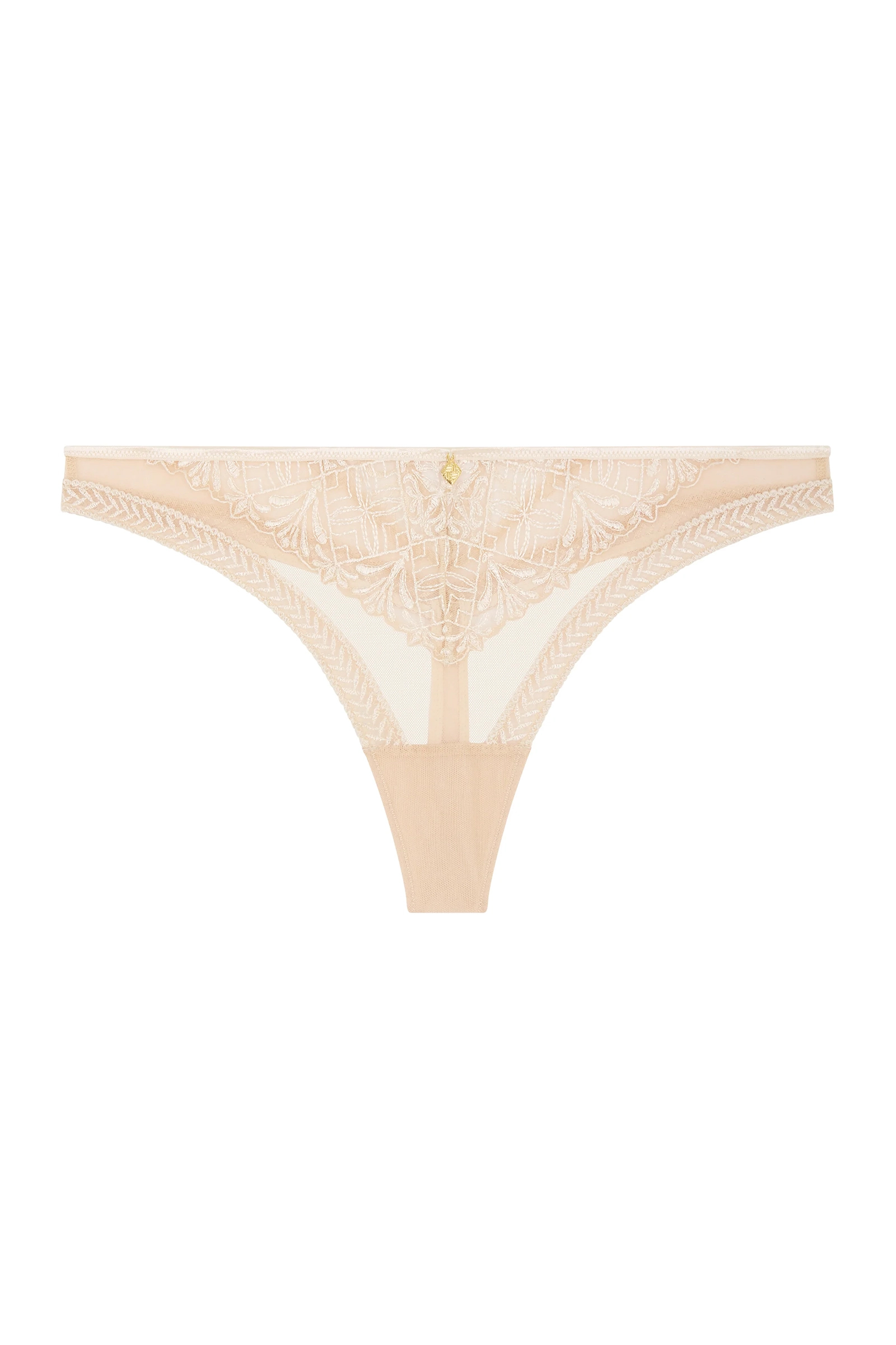 Lingerie dames string bruin