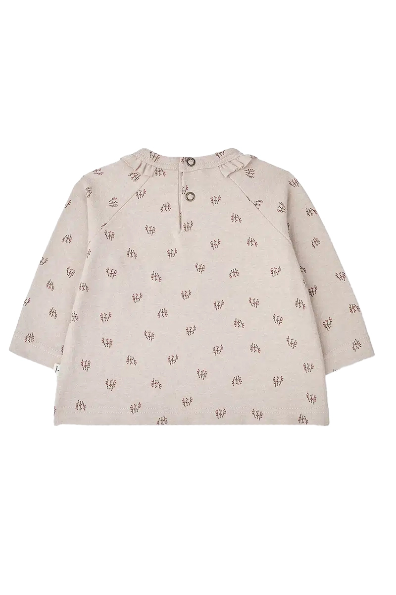 Baby t-shirt lange mouw rose Baby t-shirt lange mouw rose