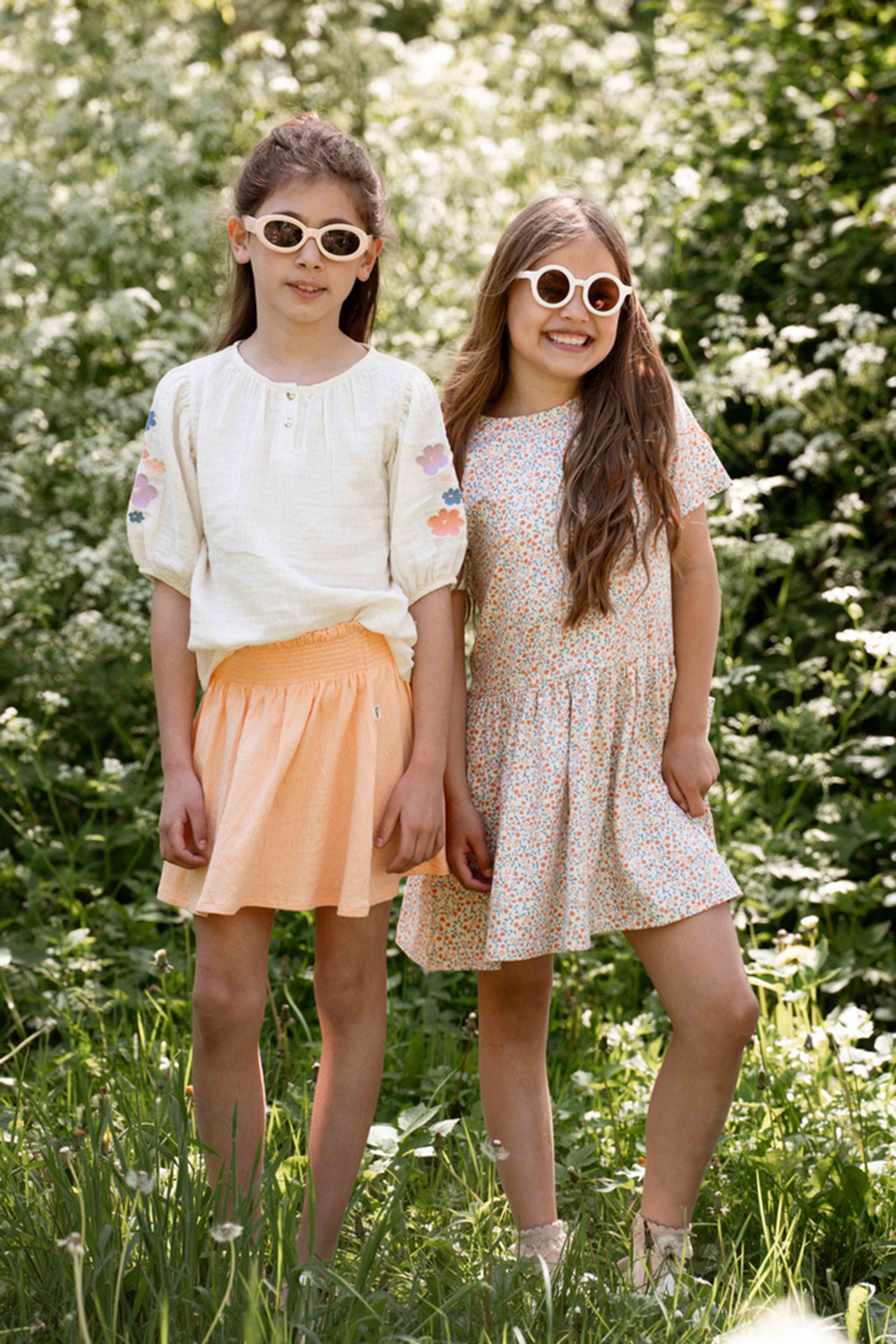 House Of Jamie Relaxed pocket dress Oranje-1 2