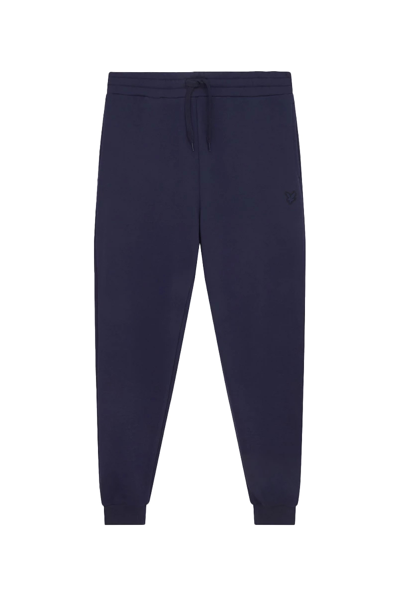 Lyle & Scott TONAL EAGLE SKINNY SWEATPANT Blauw-1 1