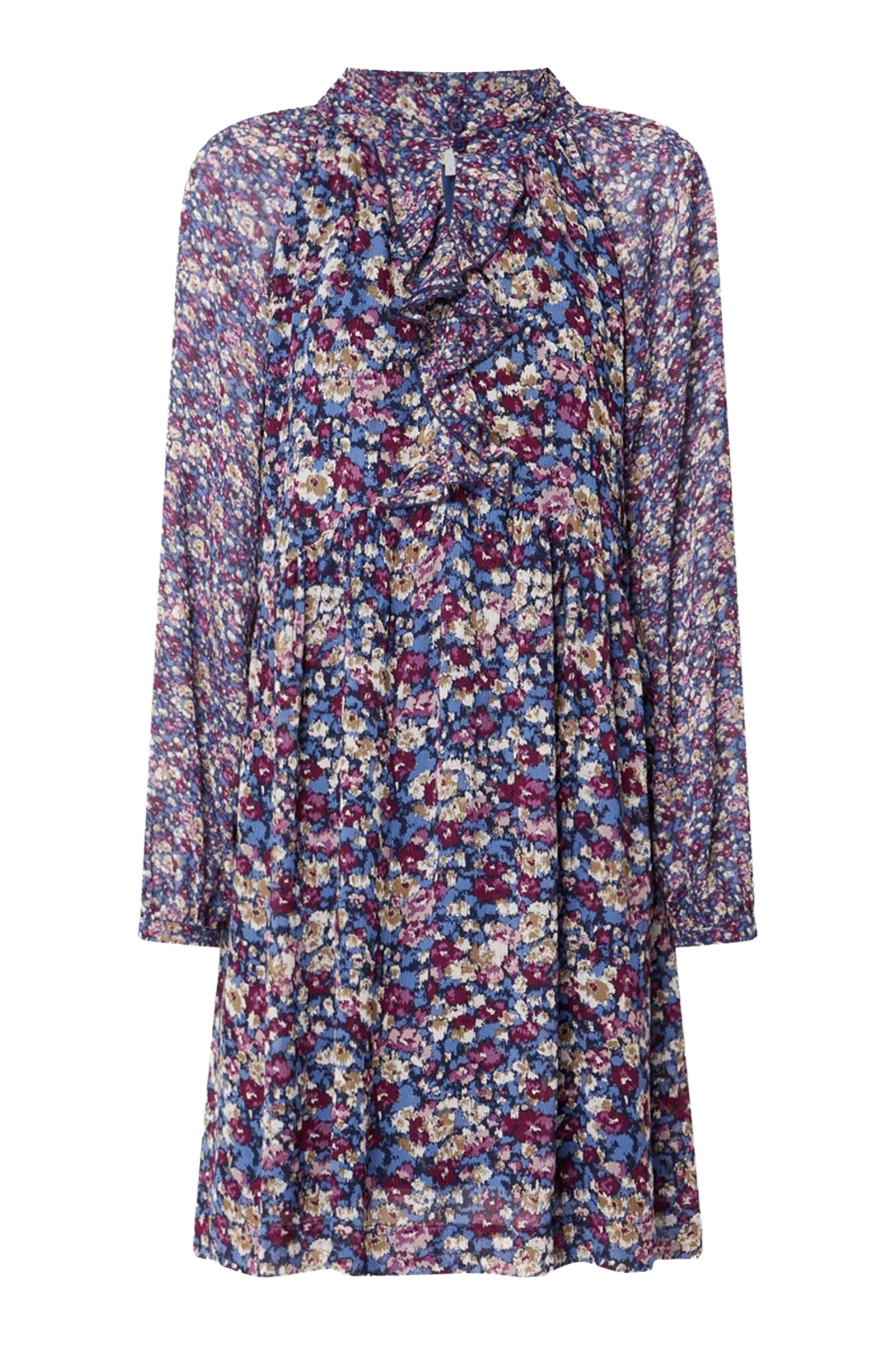 Dames jurk blauw
