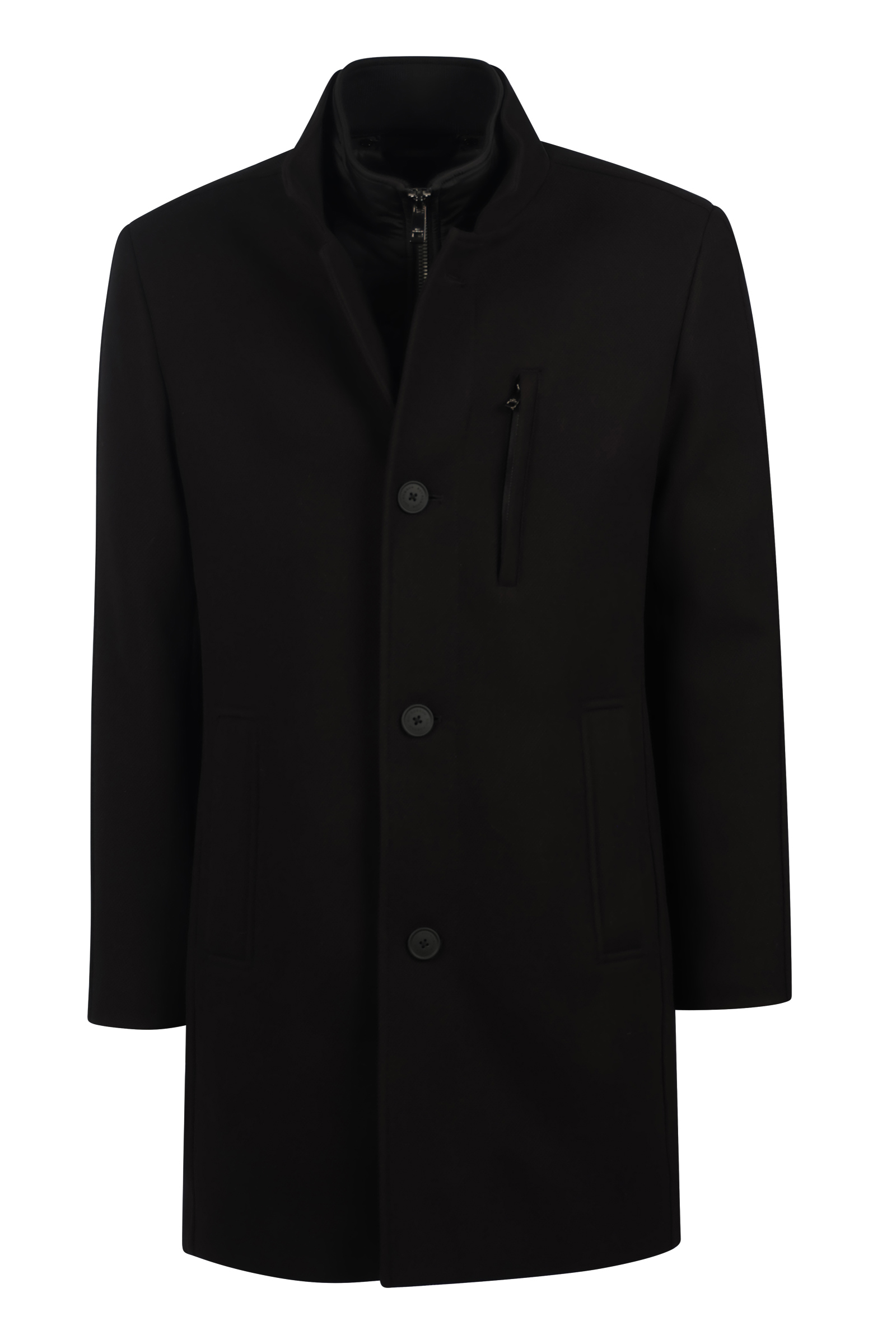 Heren jas zwart