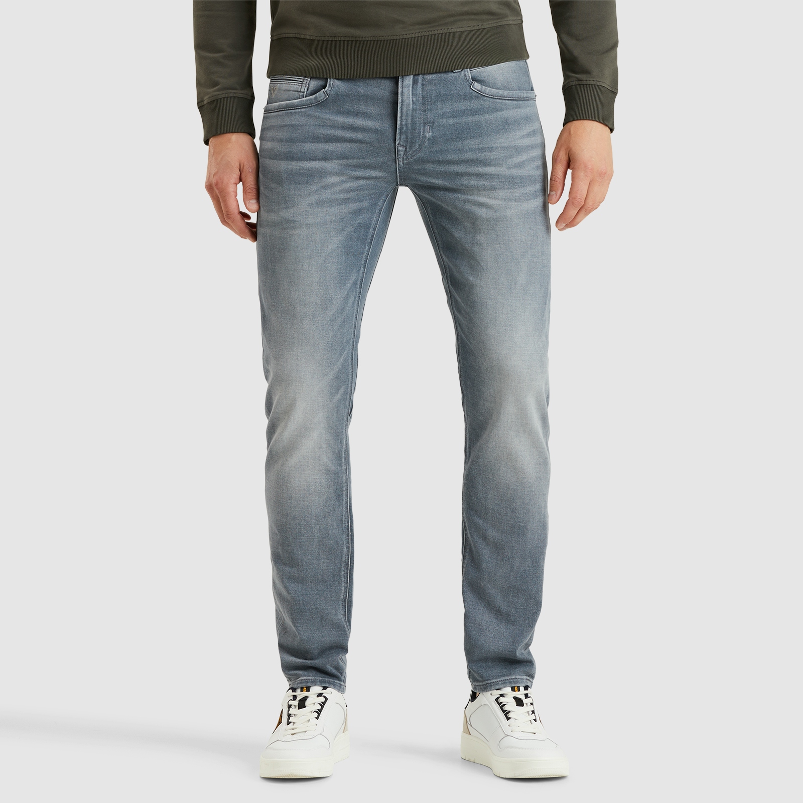 Heren pantalon grijs