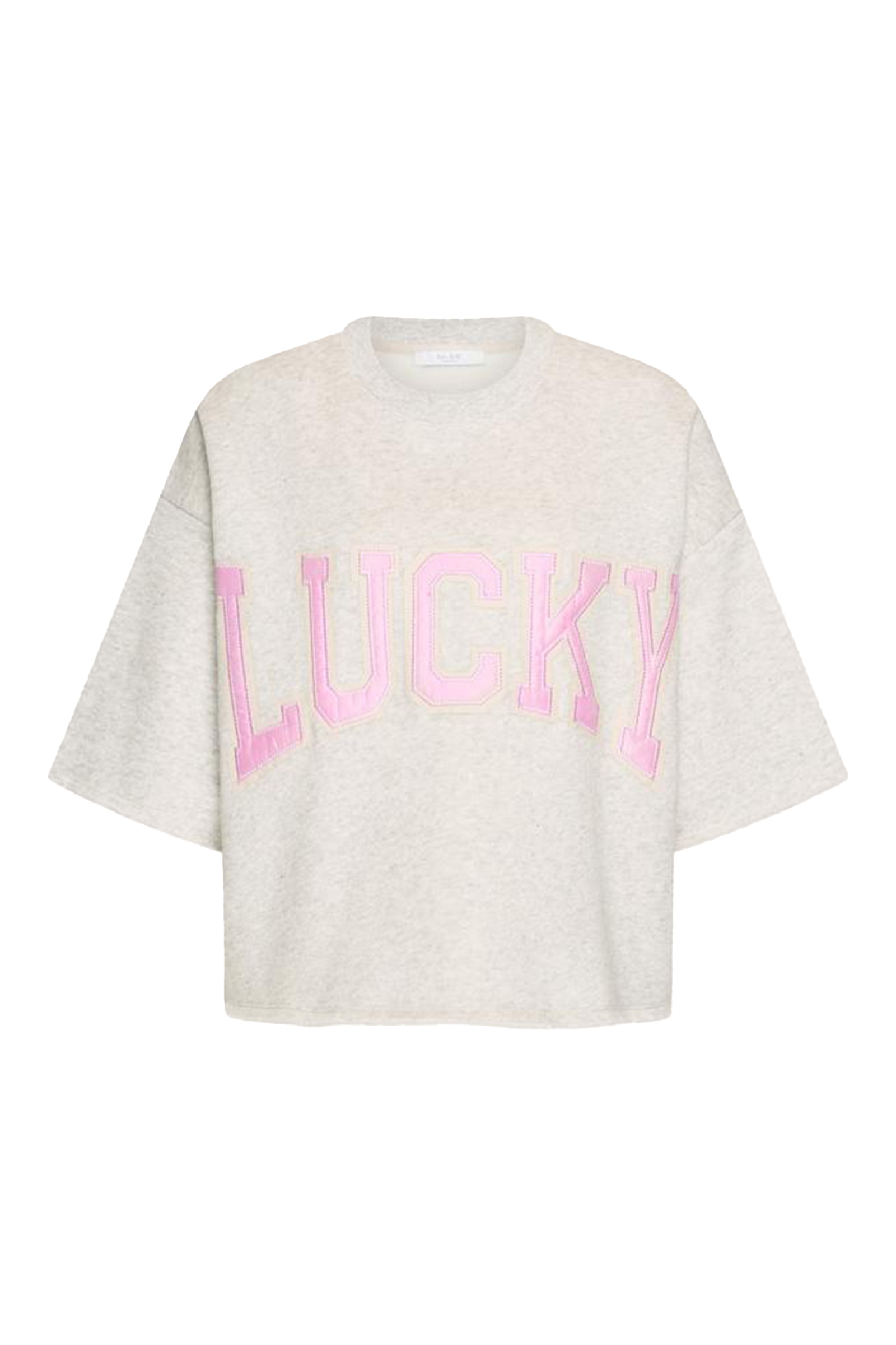 Dames t-shirt korte mouw grijs