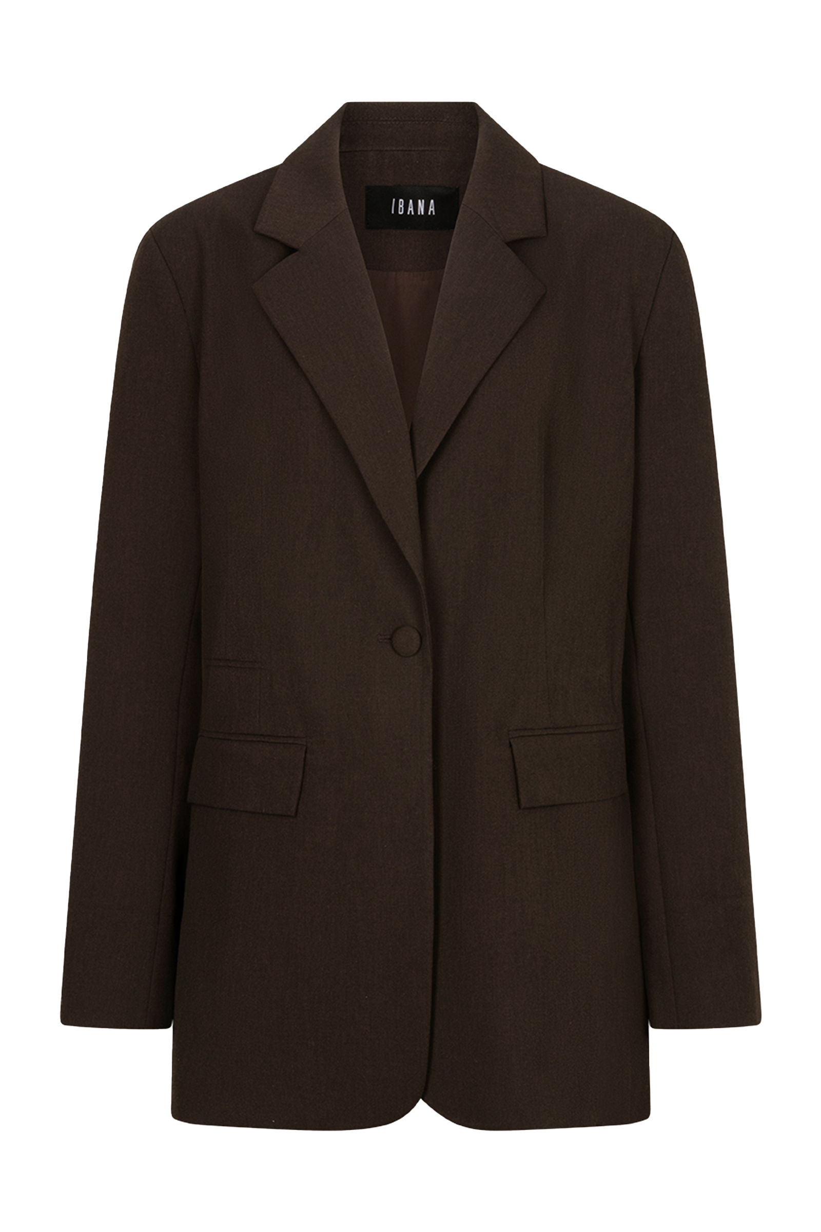 Dames blazer bruin