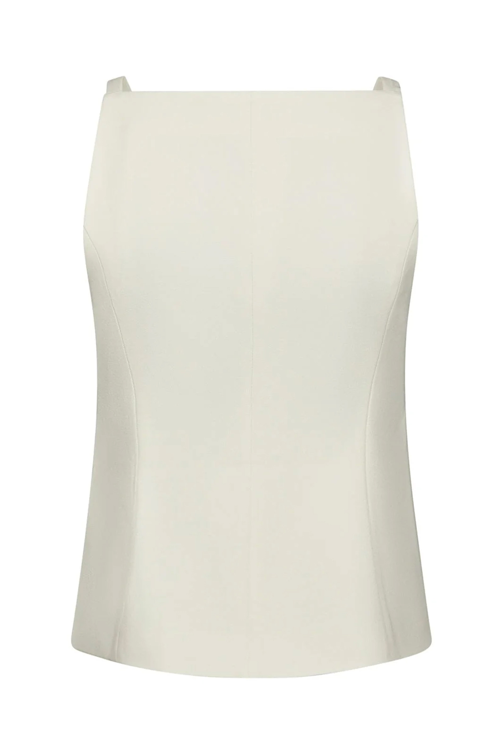 Dames gilet ecru