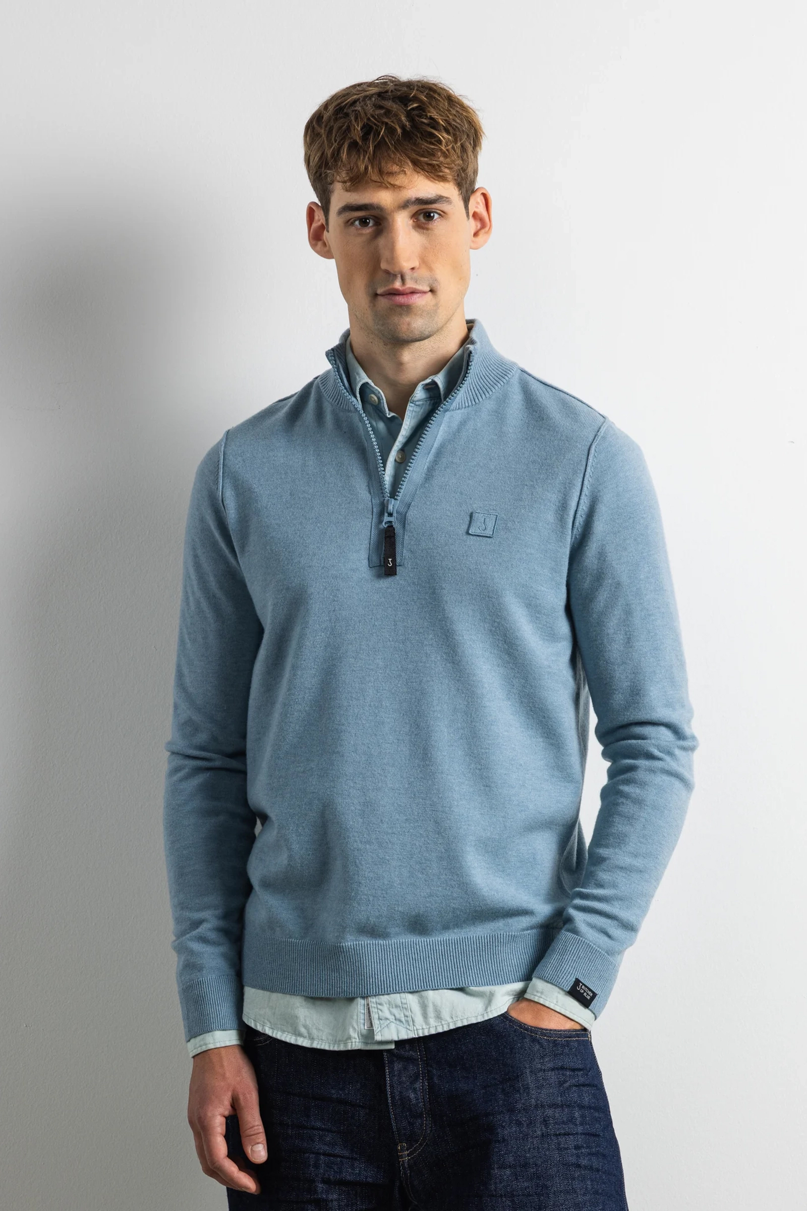 Heren trui blauw