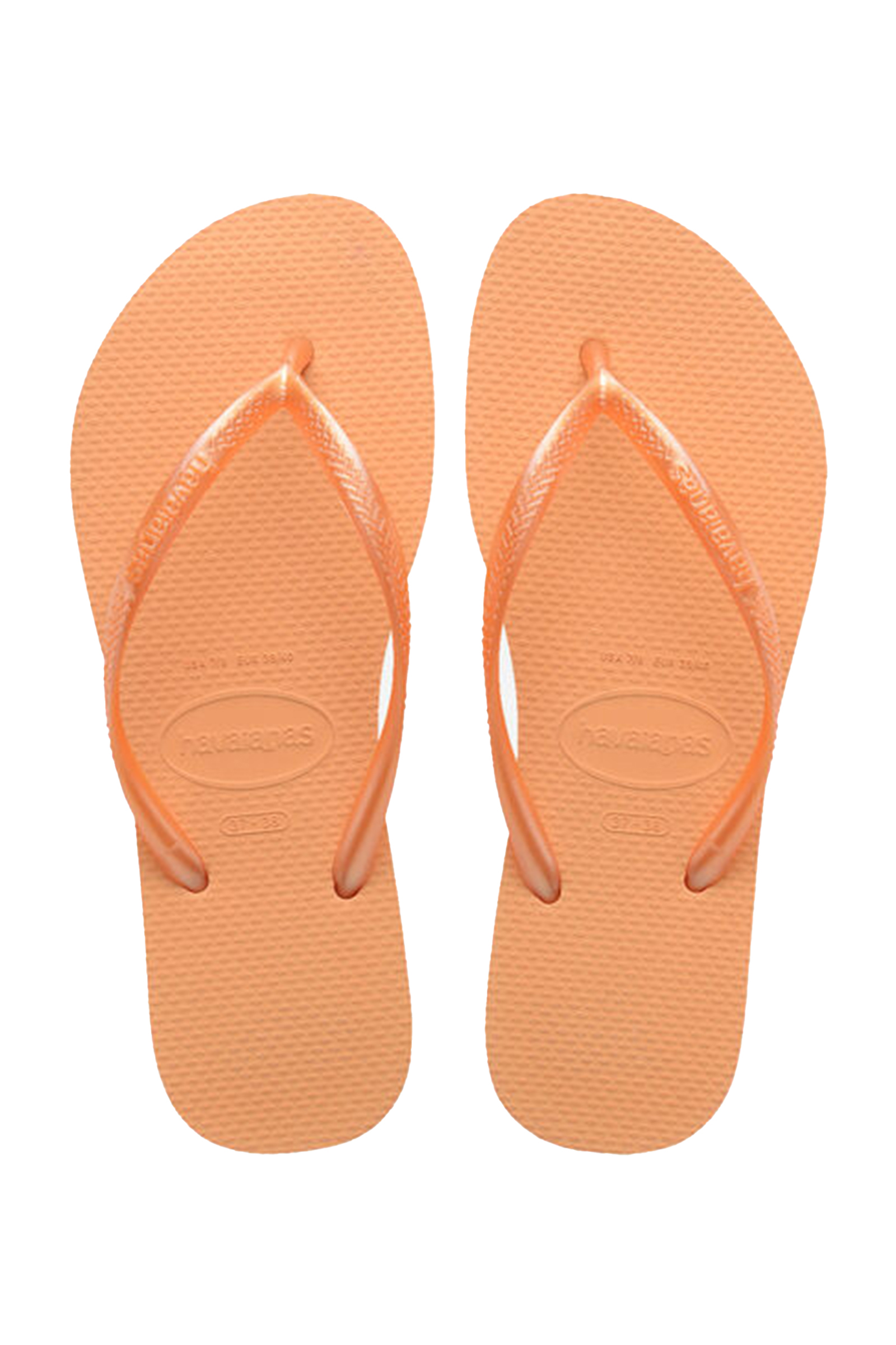 Bad /beach slipper dames oranje