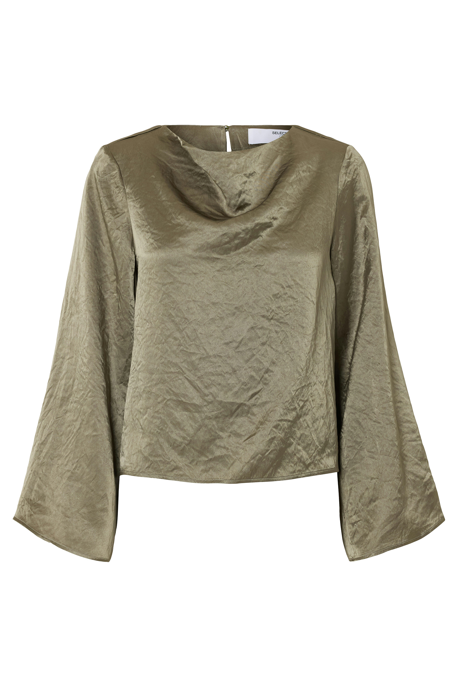 Dames blouse lange mouw groen