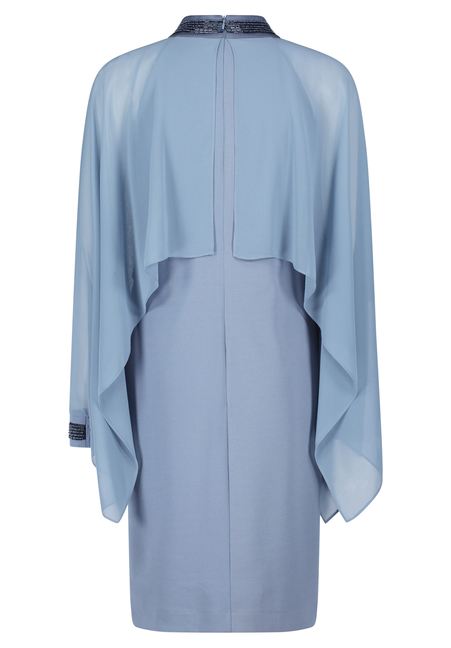 Vera Mont Kleid Kurz 1/1 Arm Bluish Grey 2