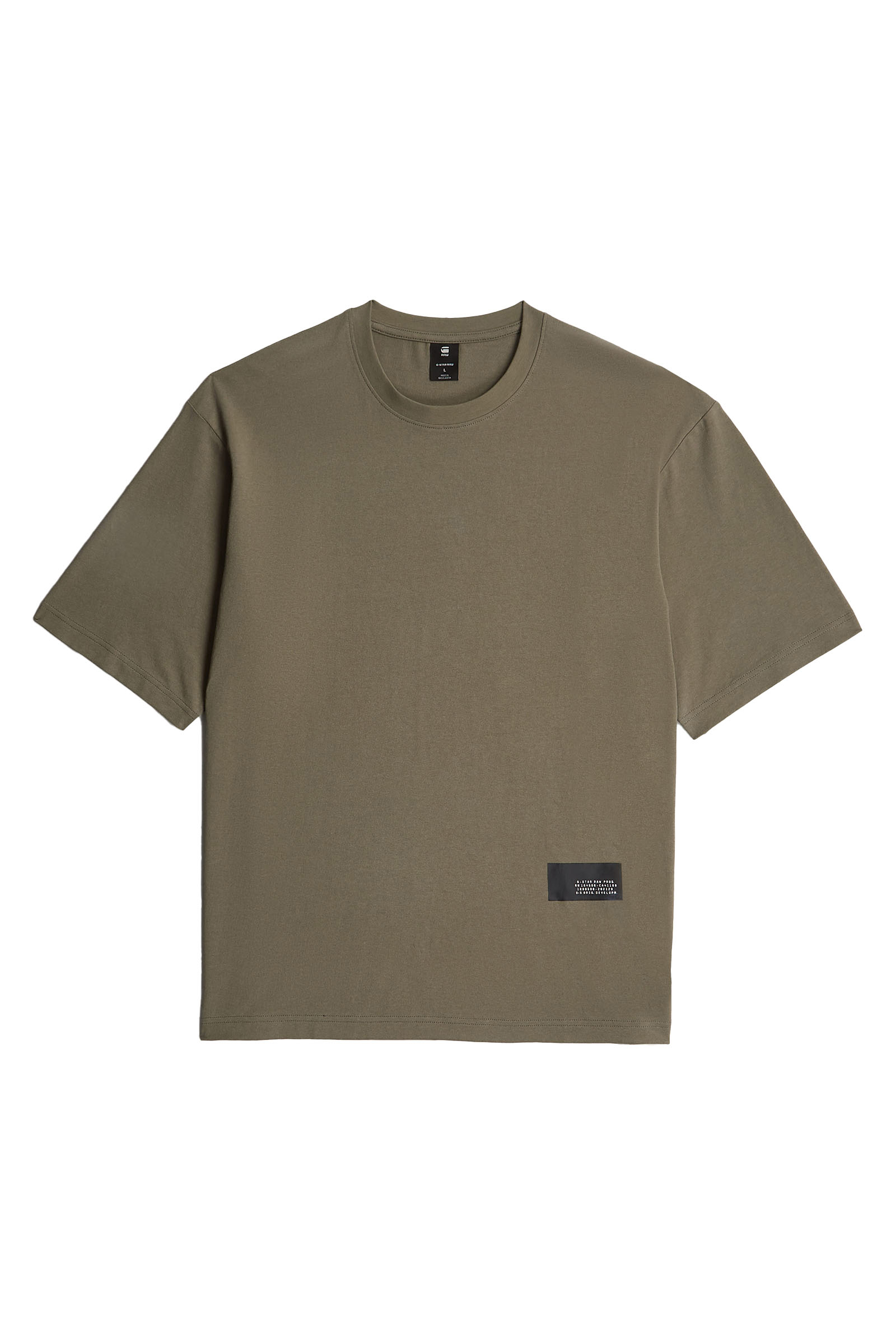 Heren t-shirt kortemouw bruin