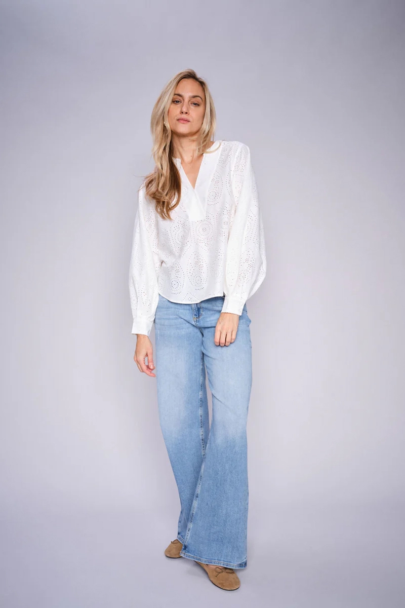 Dames jeans blauw