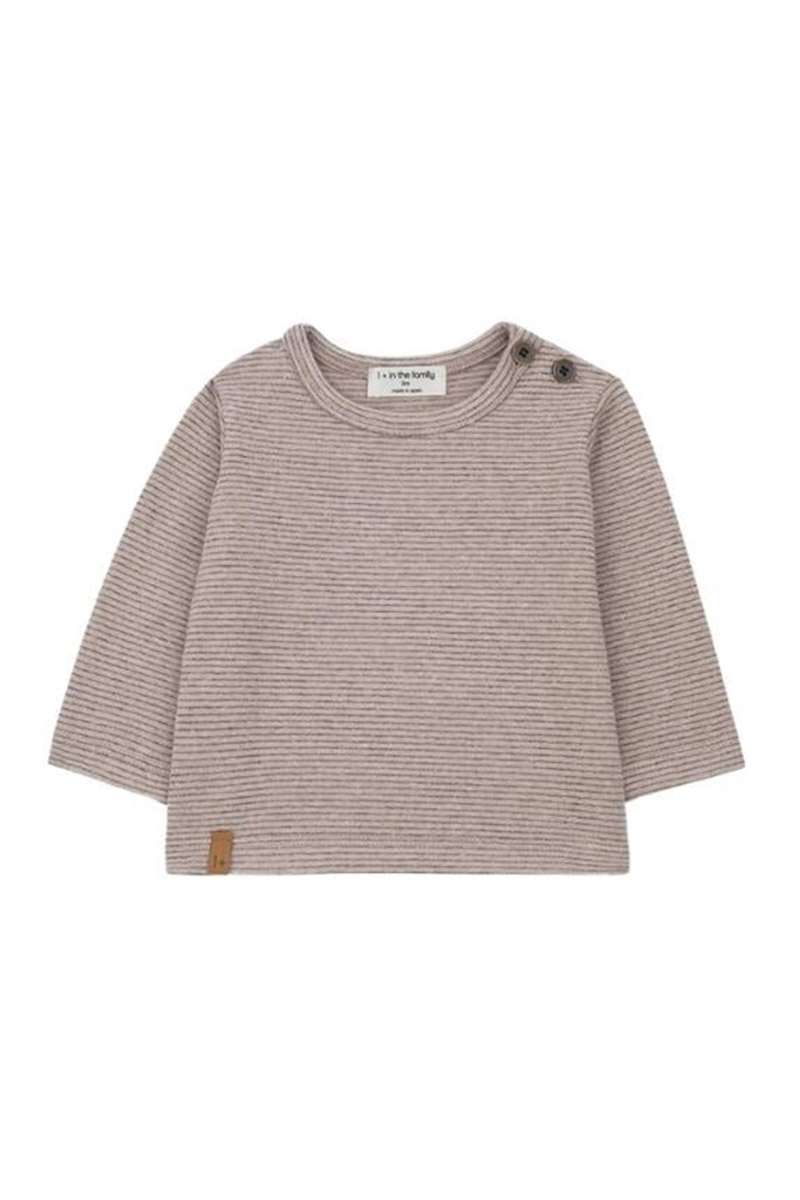 Baby t-shirt lange mouw rose