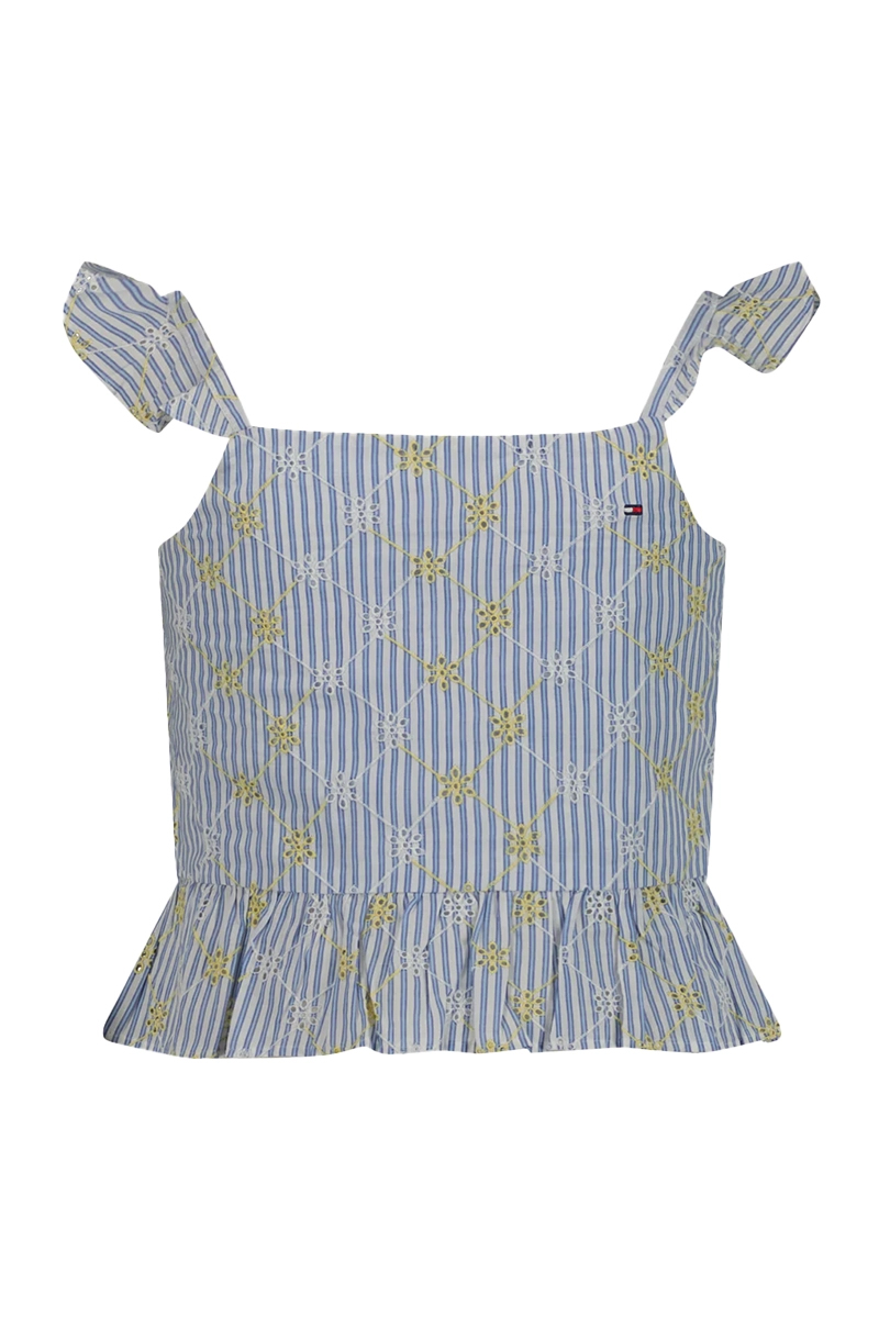 Meisjes top blauw