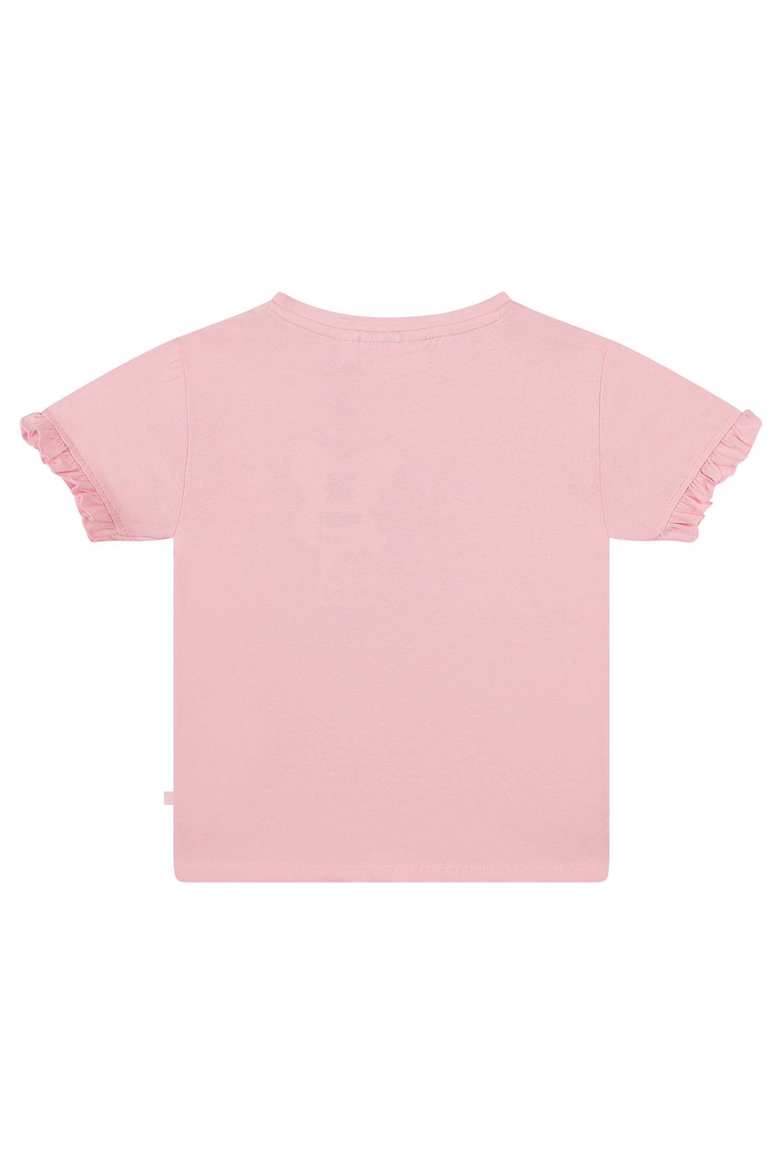Meisjes t-shirt korte mouw rose