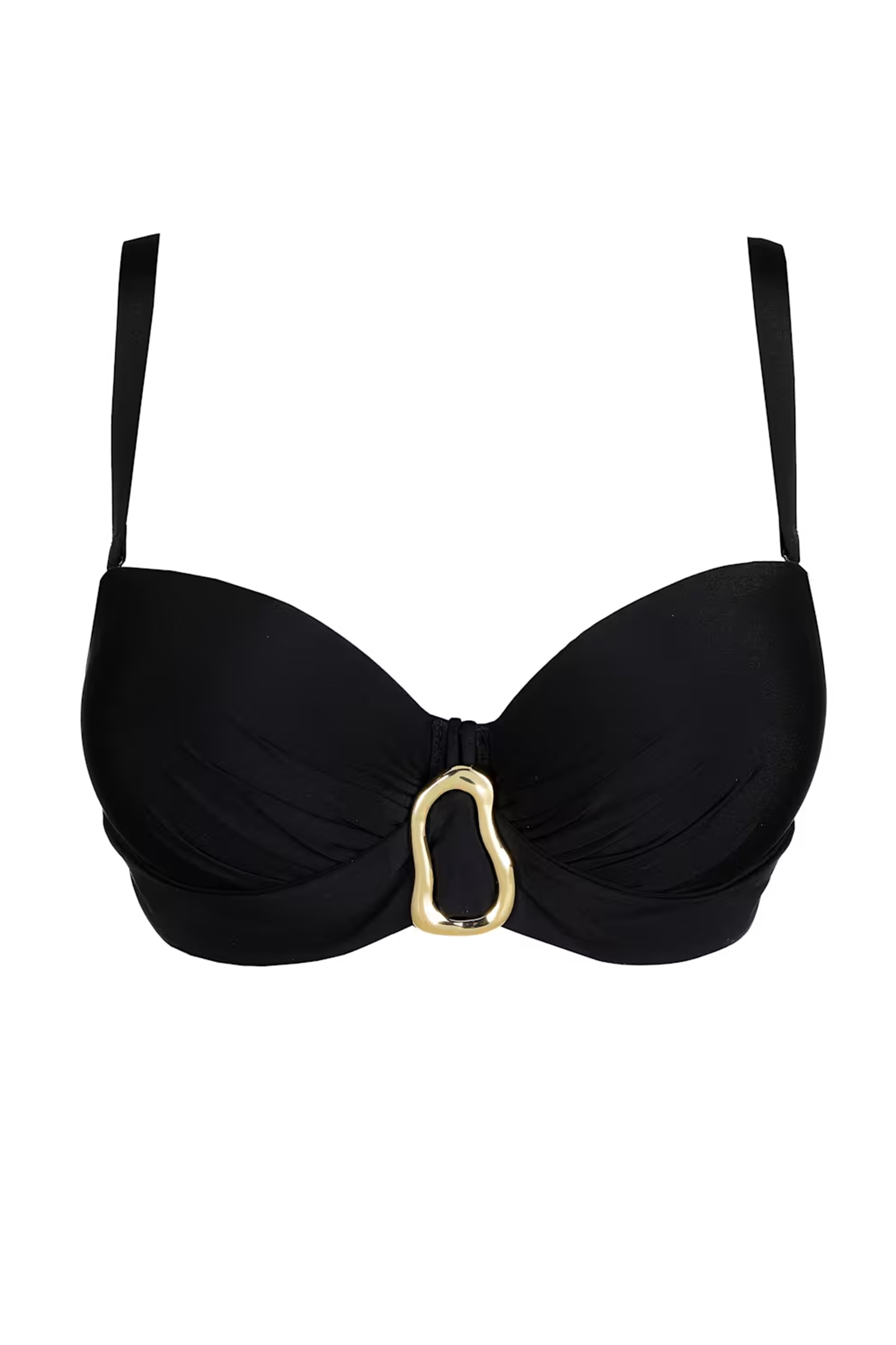 Bad/beach dames bikini top zwart