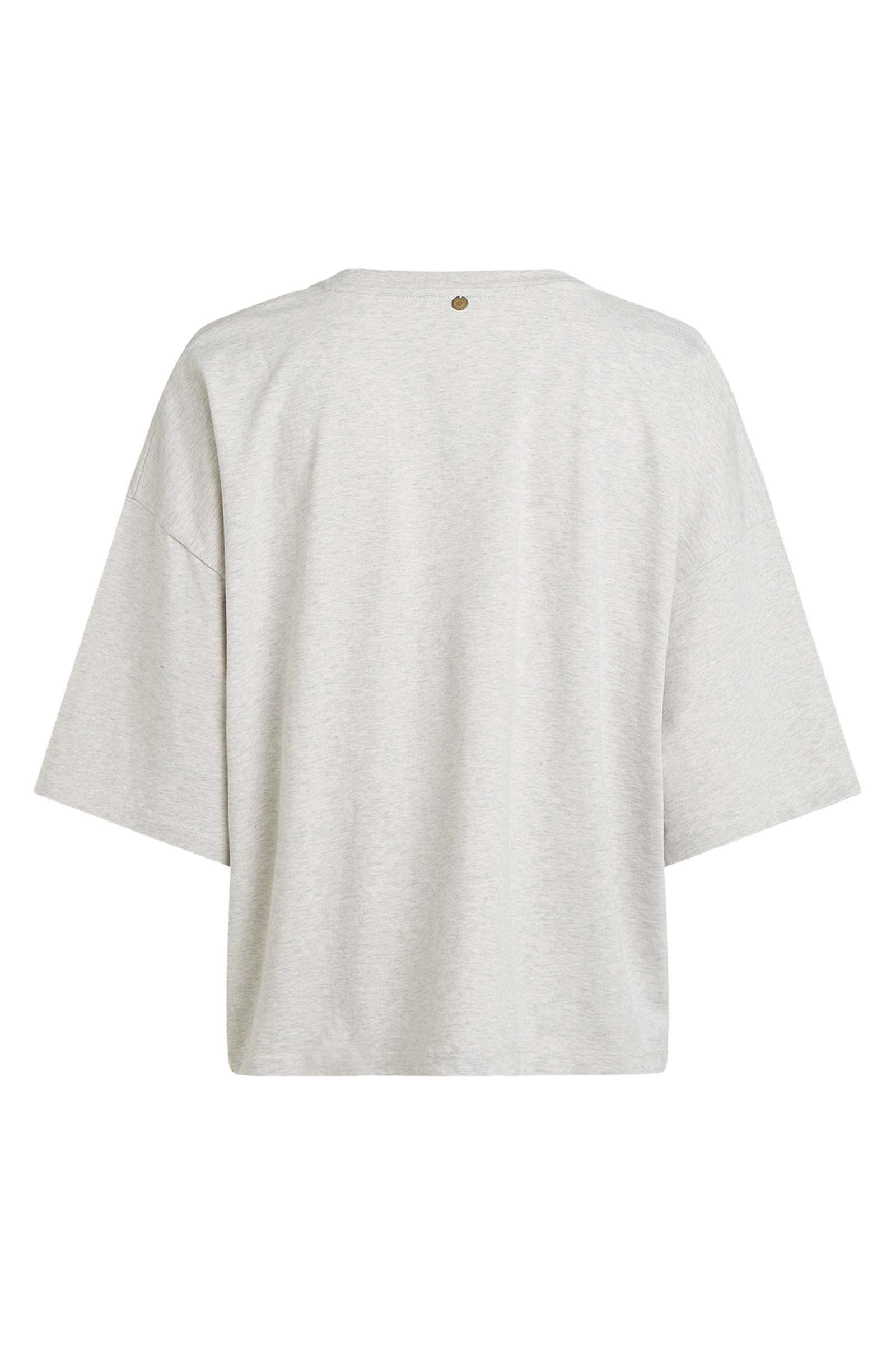 Dames t-shirt korte mouw grijs