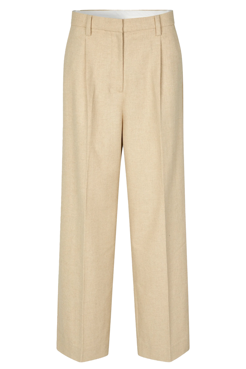 Dames broek ecru