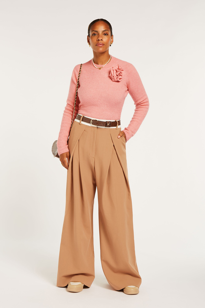 Dames trui rose