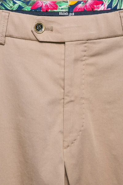 Hiltl H-Hose Baumwolle lang bruin/beige-2 2