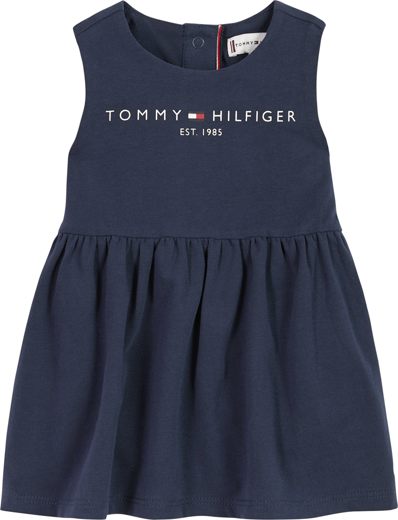 Tommy Hilfiger Baby dress svls Blauw-1 Voorwinden