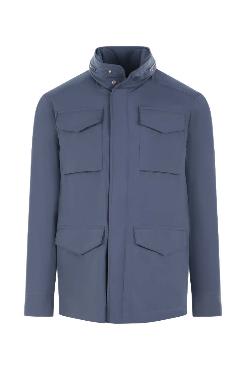 Heren jas blauw