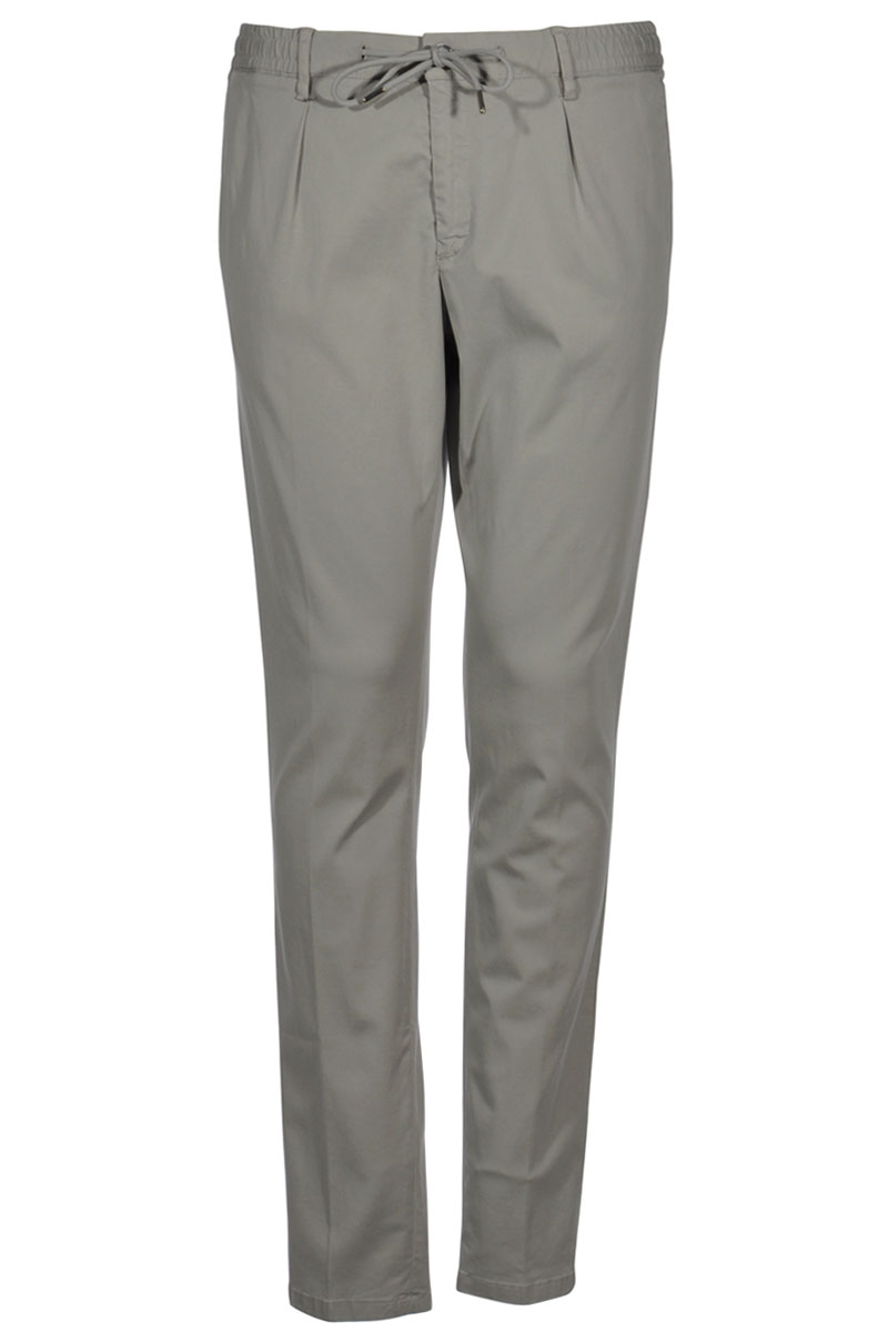 Profuomo TROUSER SPORTCORD LIGHT GREY Grijs-1 1
