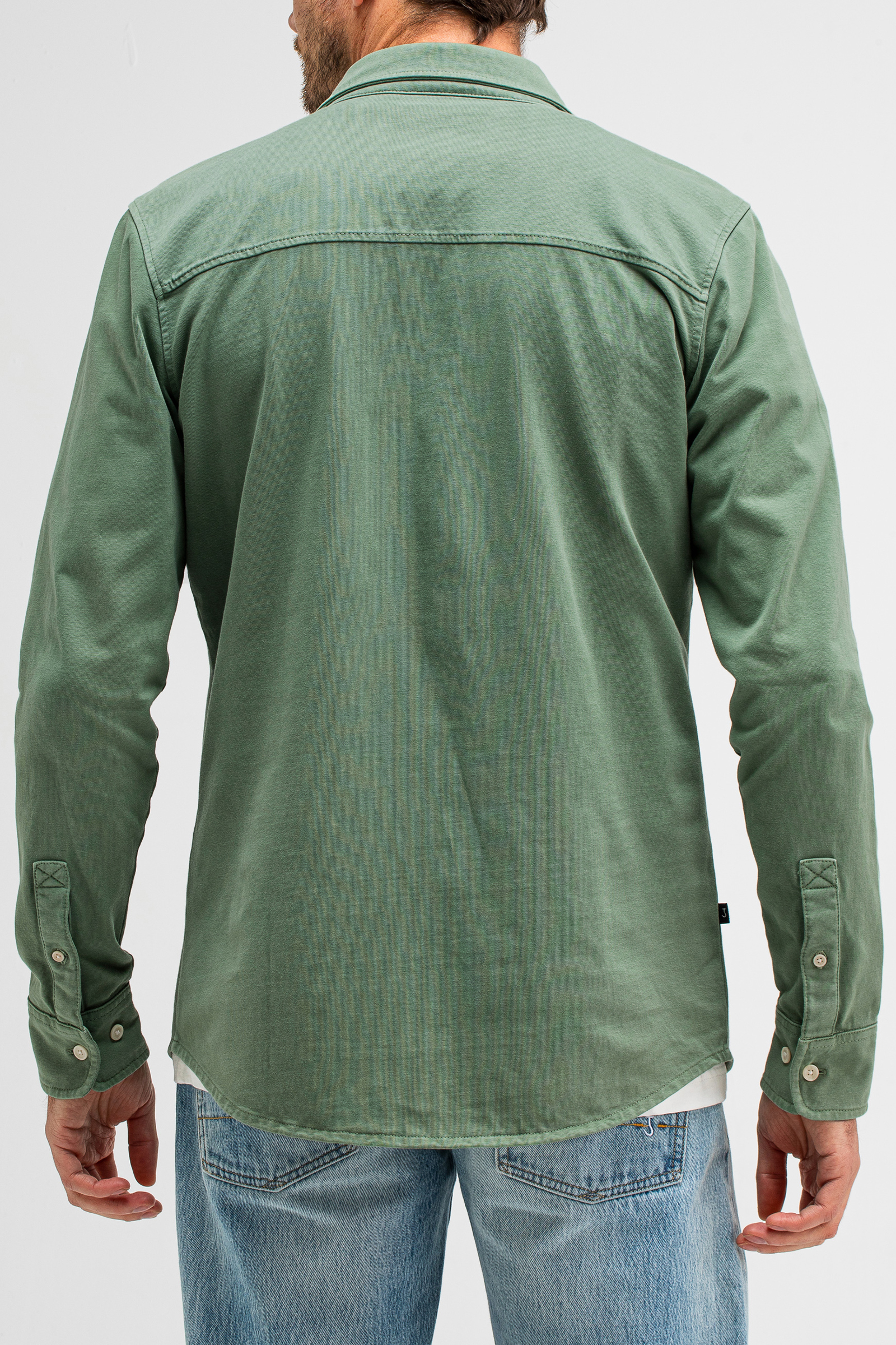 Butcher of Blue Finn Pocket Jersey Overshirt Groen-1 3