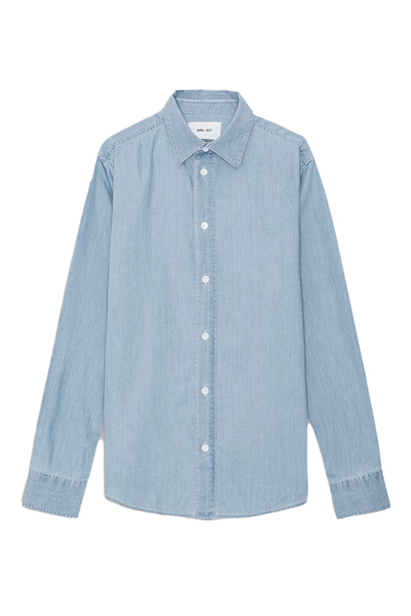 NN07 Colby Shirt 5765 Blauw-1 1