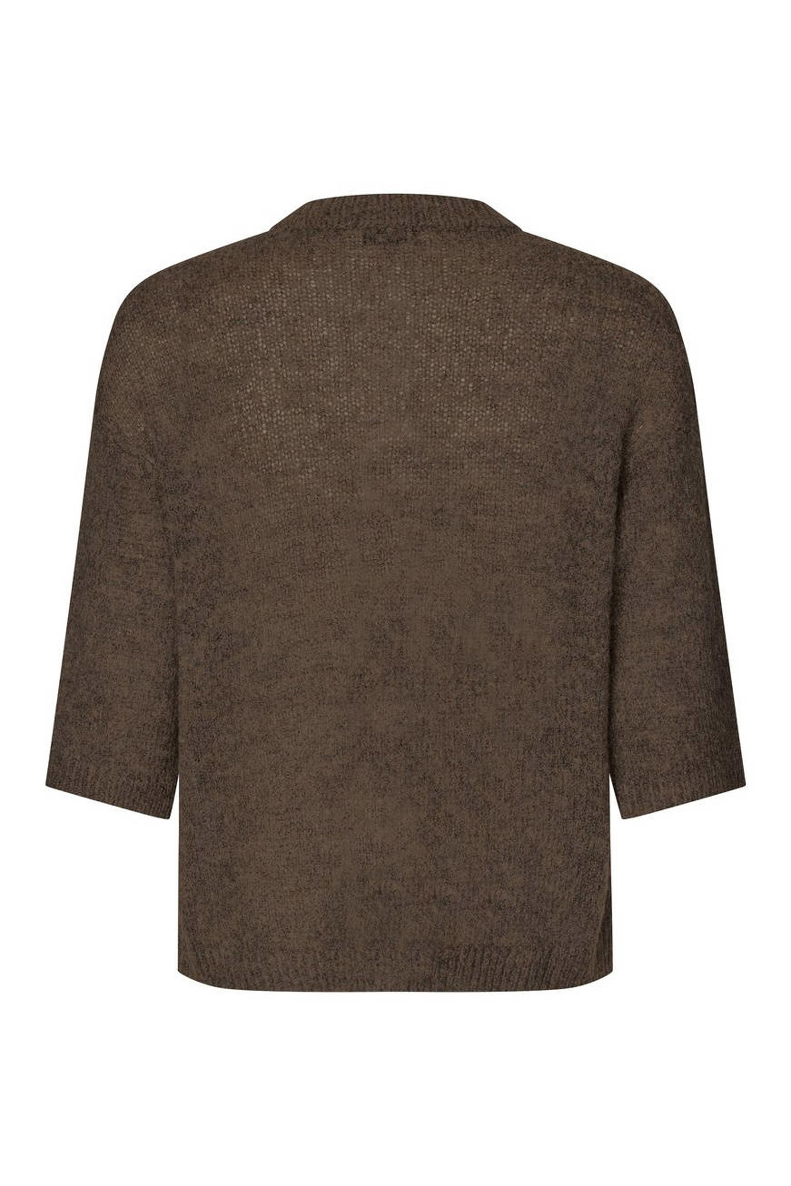 Dames vest bruin