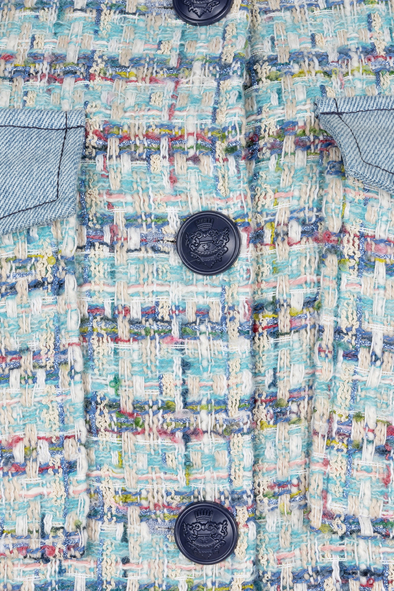 Dames blazer blauw