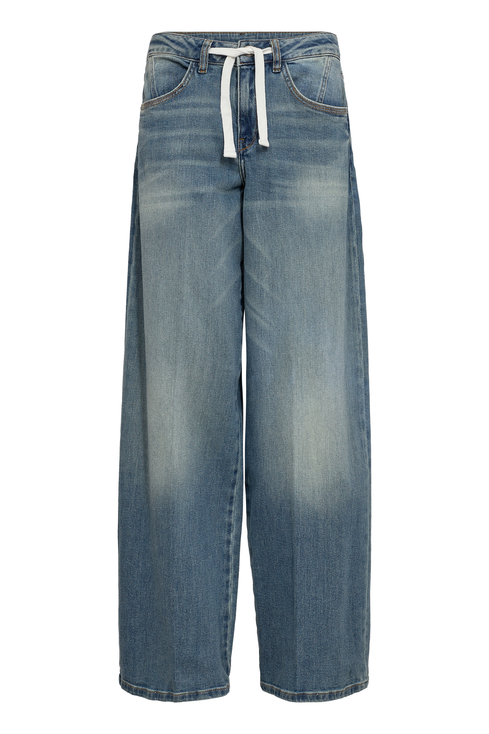Mos Mosh Milo String Jeans Blauw-1 1