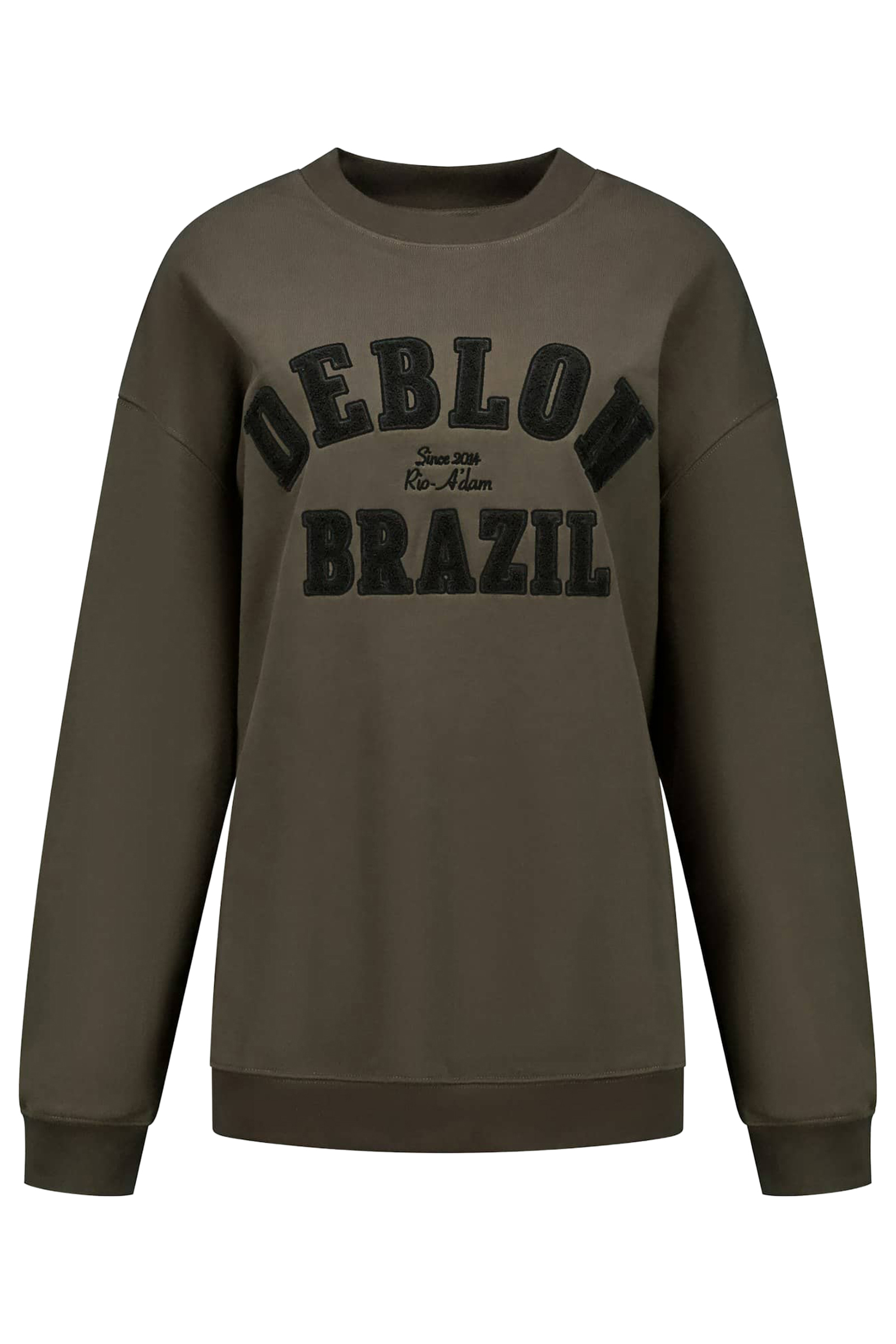 Casual dames sweater bruin