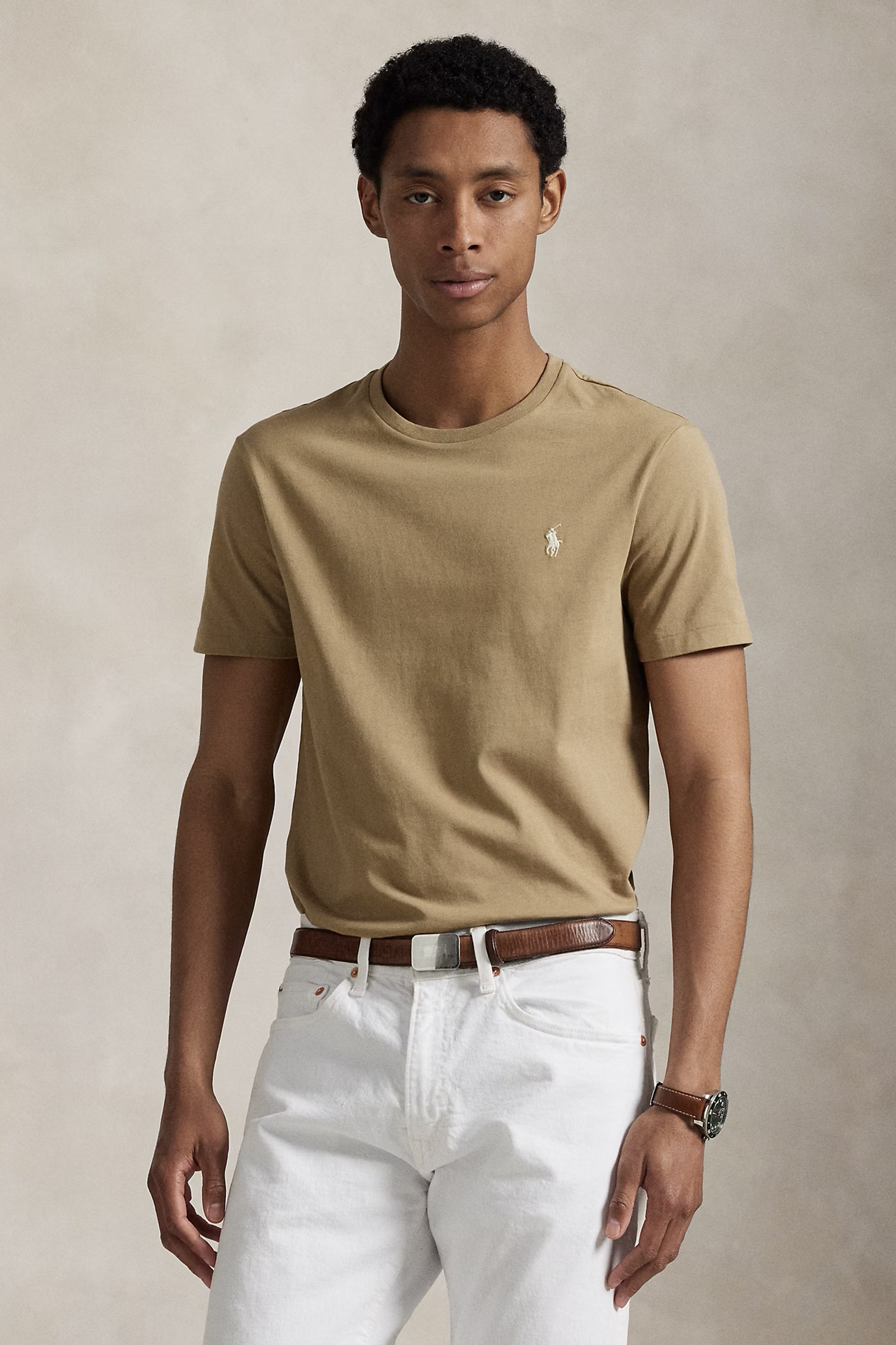 Polo Ralph Lauren 26/1 JERSEY bruin/beige-1 2